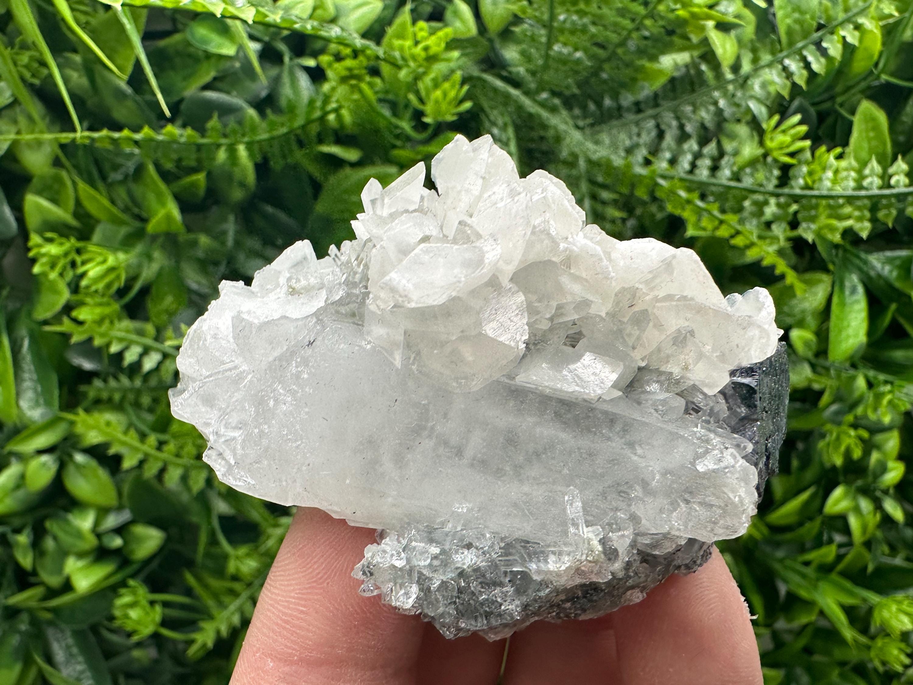 Quartz Galena Calcite Specimen: Borieva Mine, Bulgaria