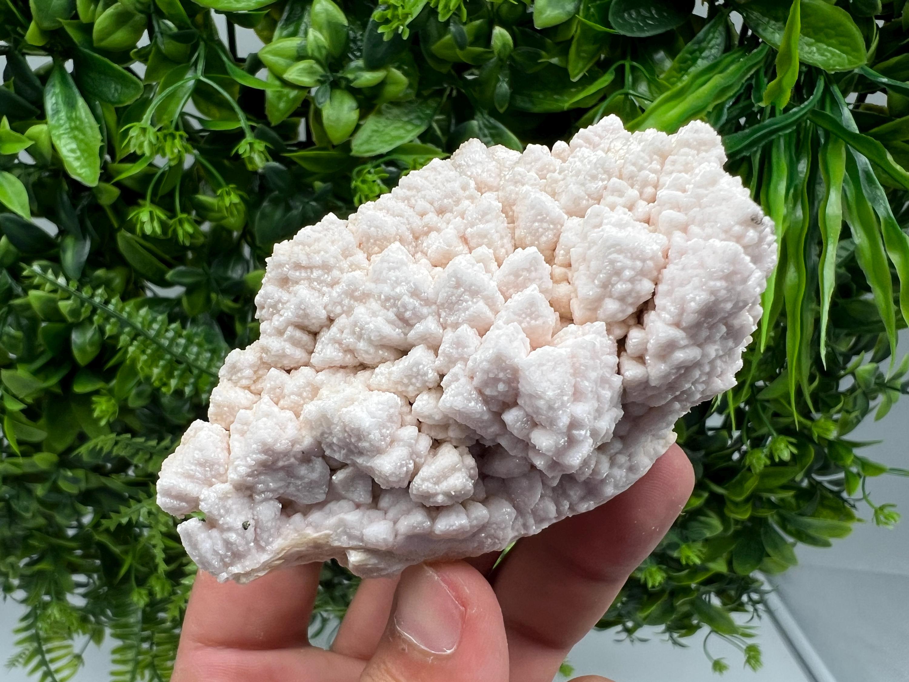 Pink Manganocalcite Mineral Specimen: Krushev Dol Mine, Bulgaria