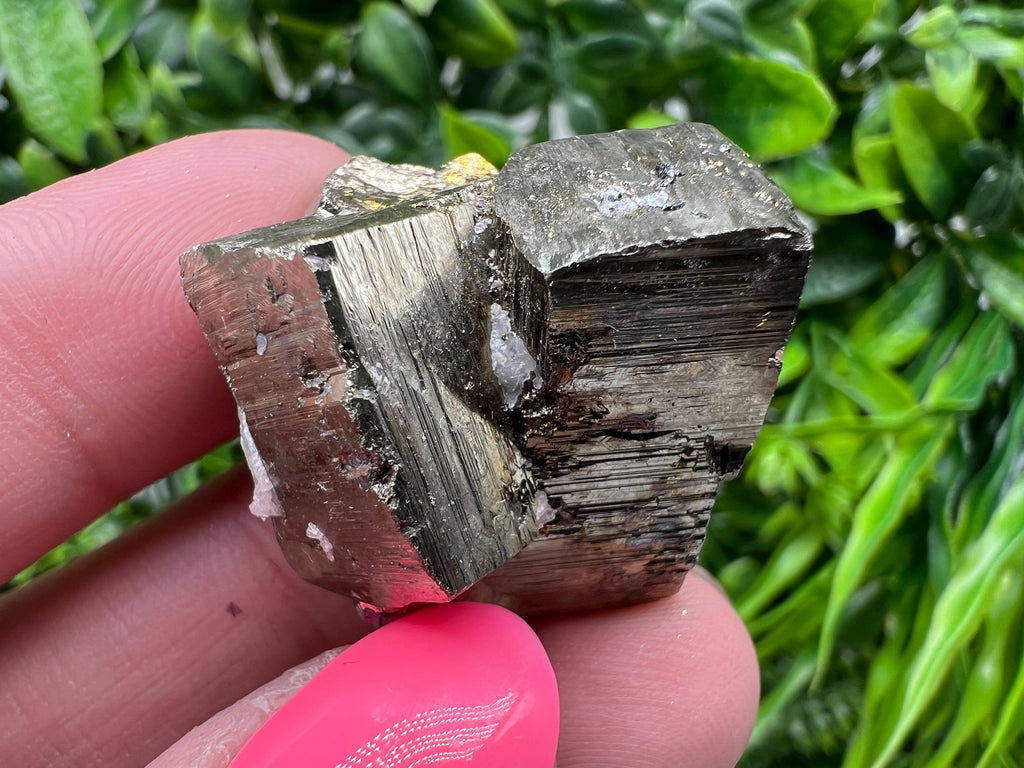 Wonderful Rainbow Pyrite whit Calcite,natural minerals souvenir Crystal,collection stone,rare minerals,home decor,Borieva Bulgaria