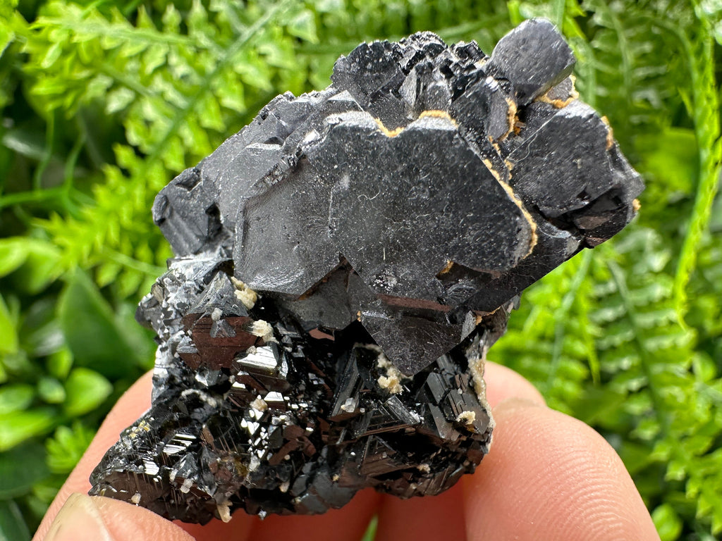 Skeletal Galena on Sphalerite, Natural Crystal Home Decor