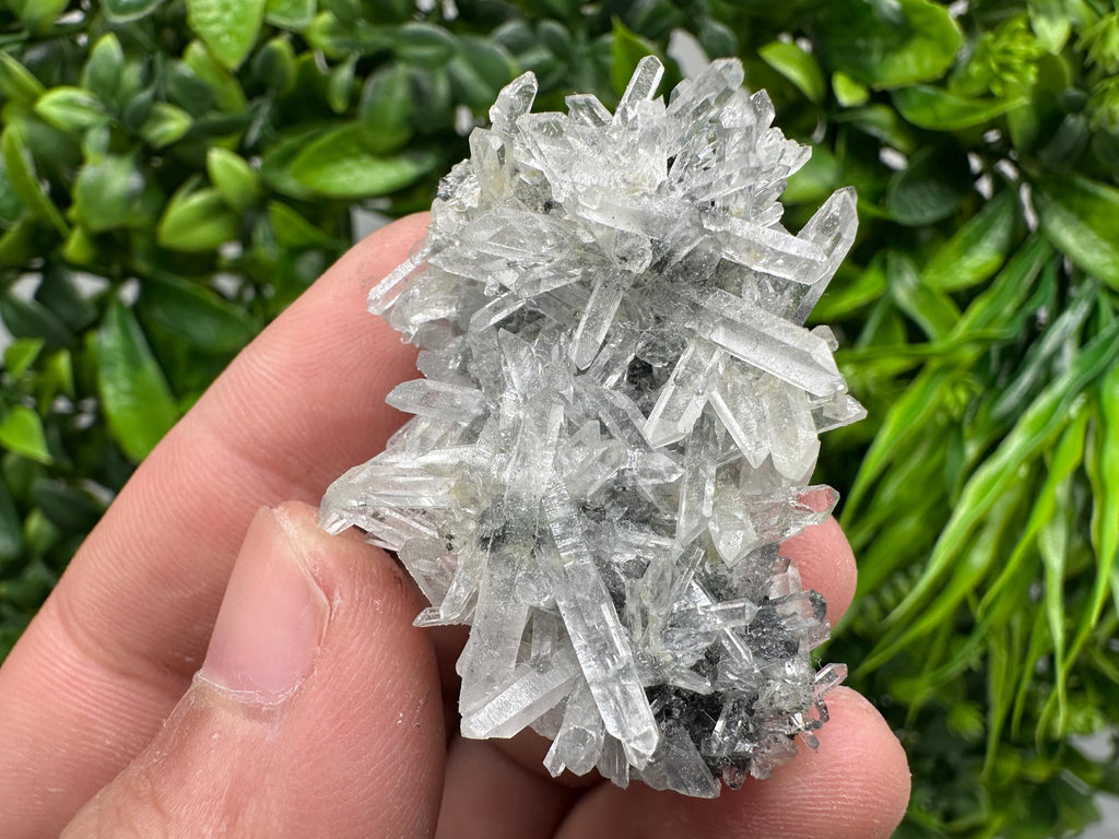 Quartz with Epidote Specimen: Borieva Mine, Bulgaria