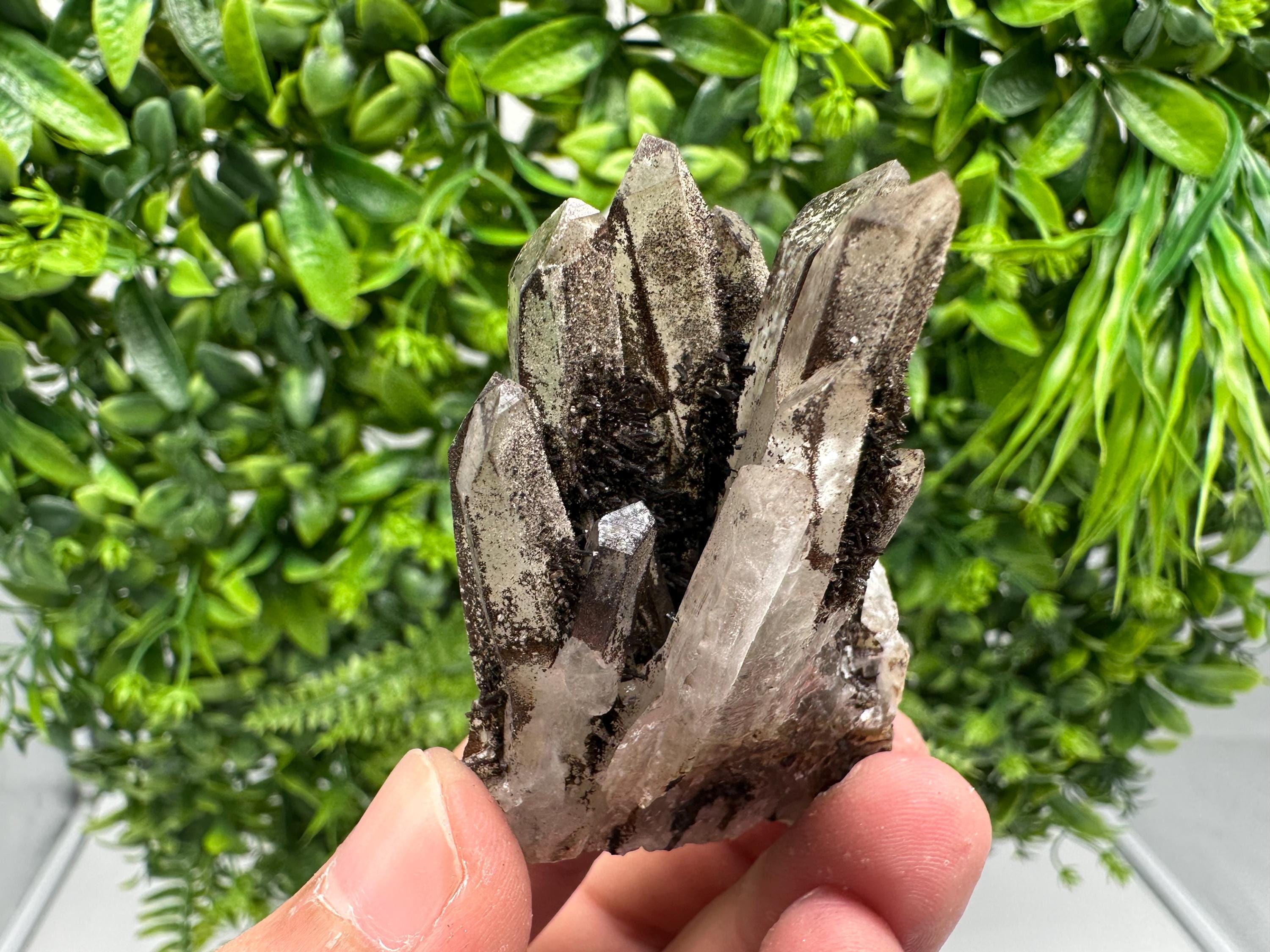 Smoky Quartz Mineral Specimen: Madan Bulgaria Crystal, Home Decor Stone