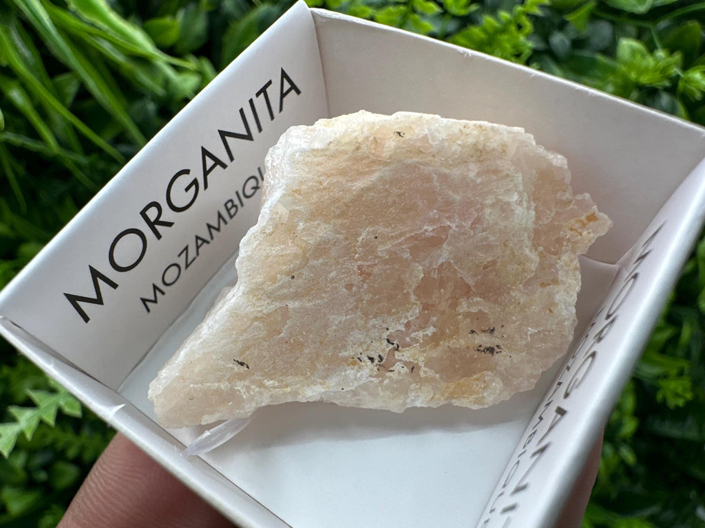 Rare Raw Morganite Specimen: Mozambique Crystal Collection (5/2.5 cm)