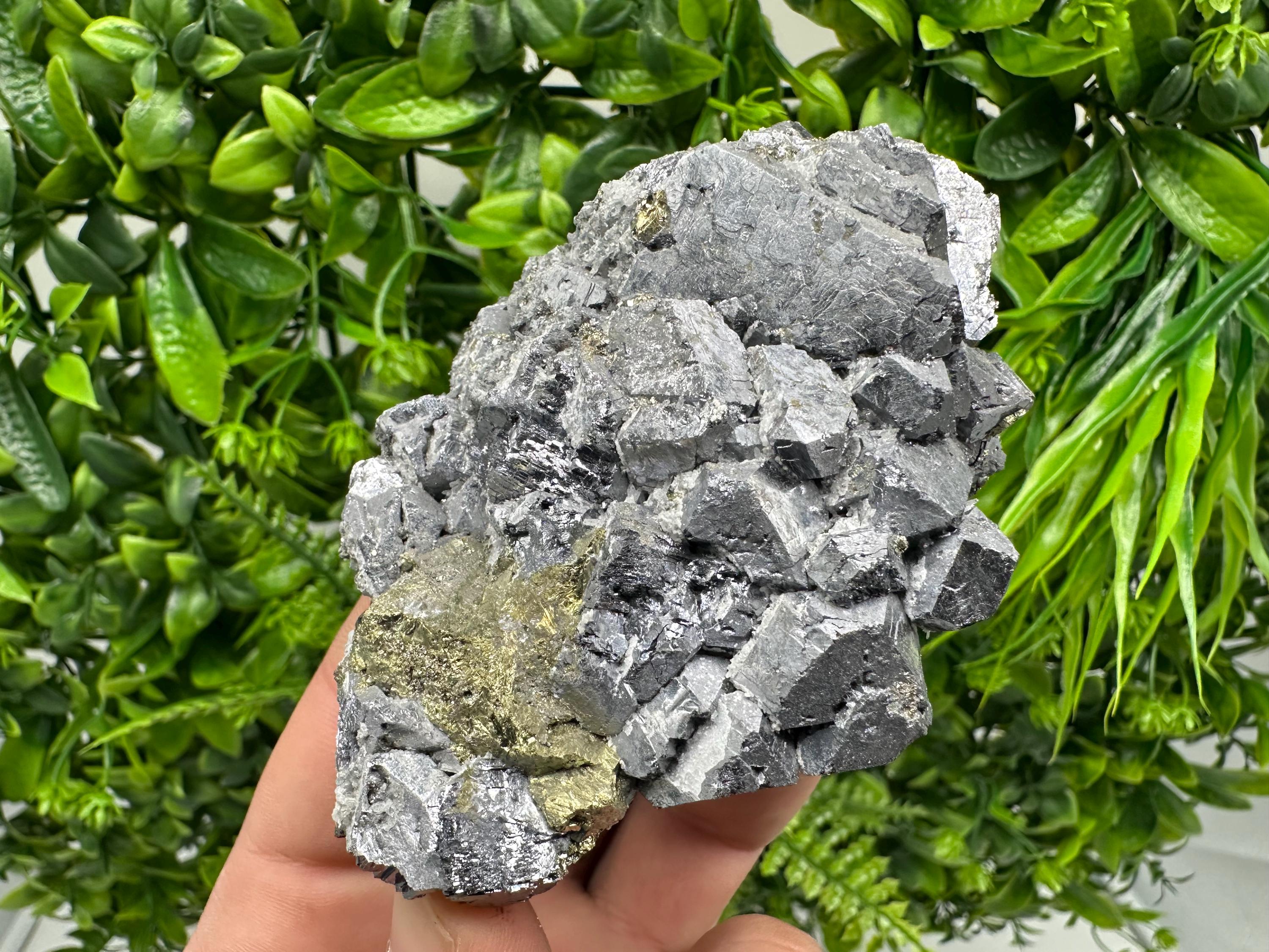 Galena Sphalerite Chalcopyrite Quartz Mineral Specimen: Djurcovo Mine, Bulgaria