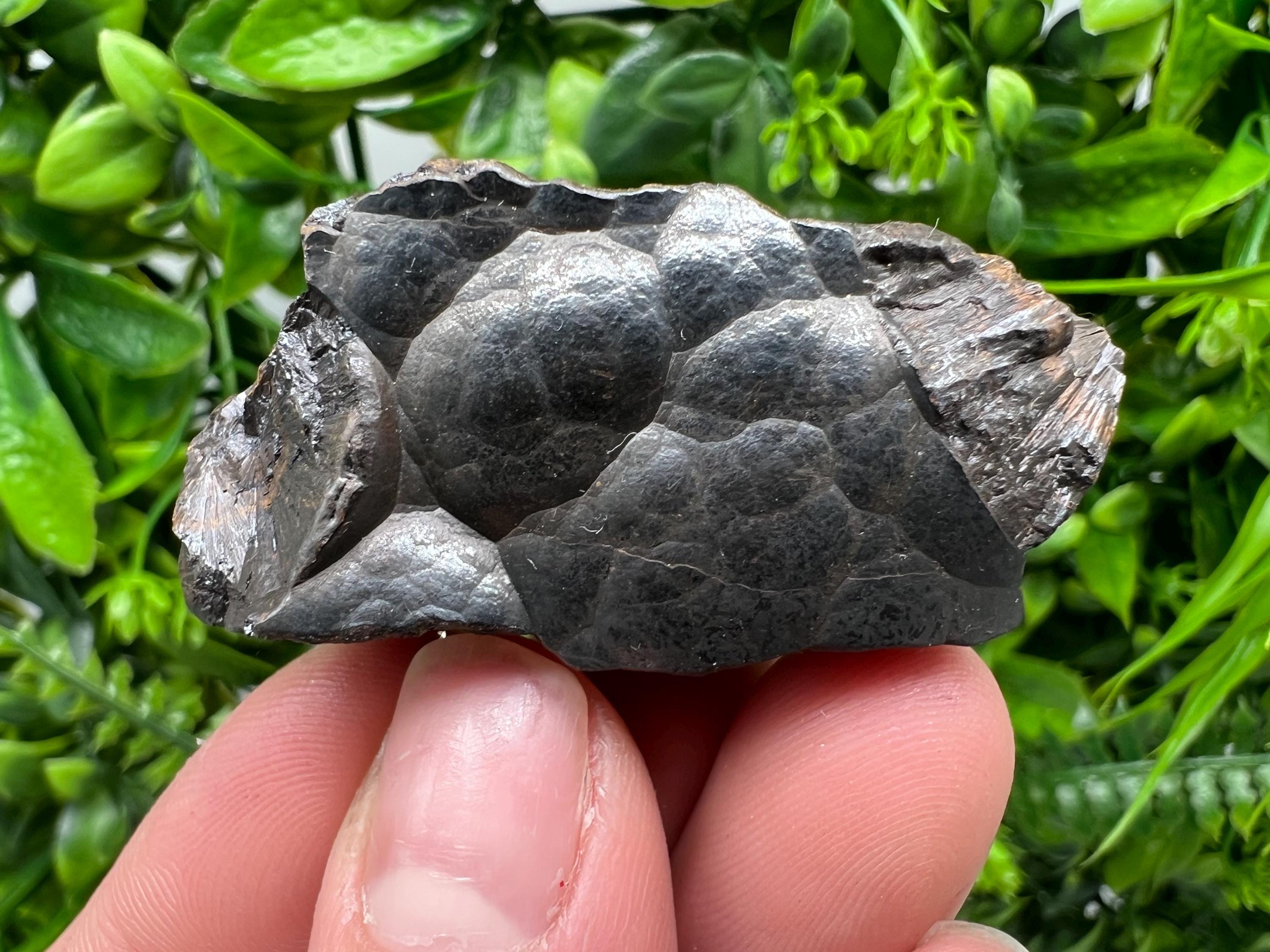 Moroccan Botryoidal Black Hematite Crystal Specimen, Reiki Chakra Stone