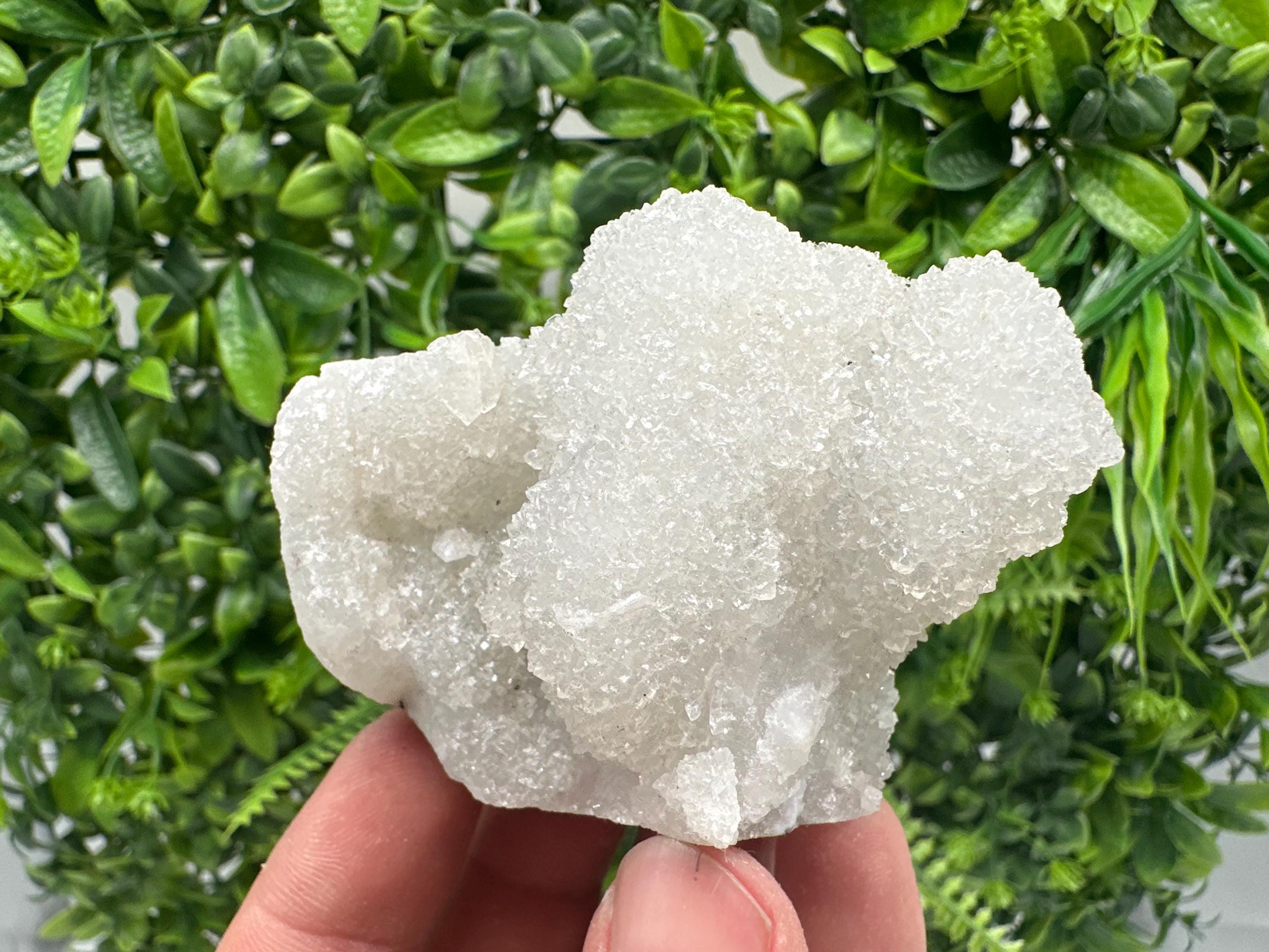 Natural Chalcedony Specimen, India Crystals, Home Decor