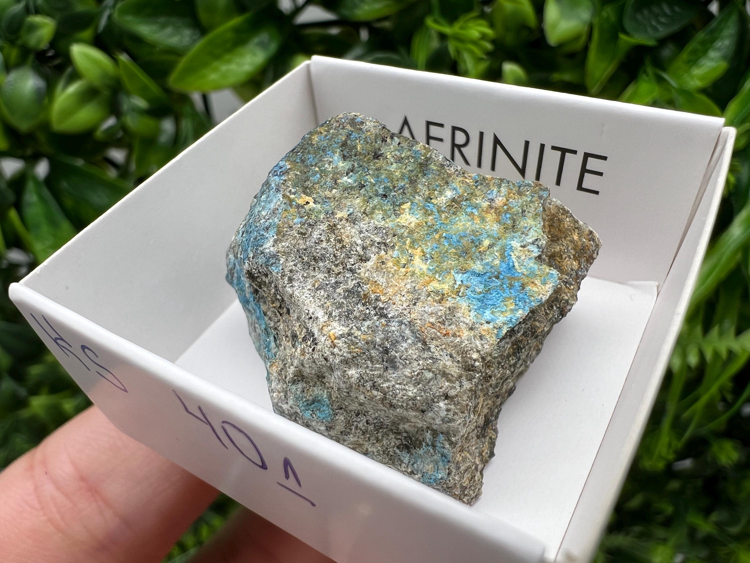 Rare Raw Aerinite Mineral Specimen: Lleida Spain Crystal