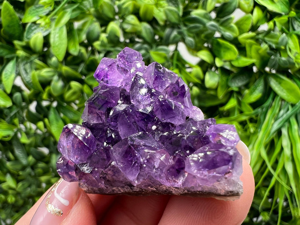 Uruguay Amethyst Crystal: Purple Quartz Home Decor, Energy Stone