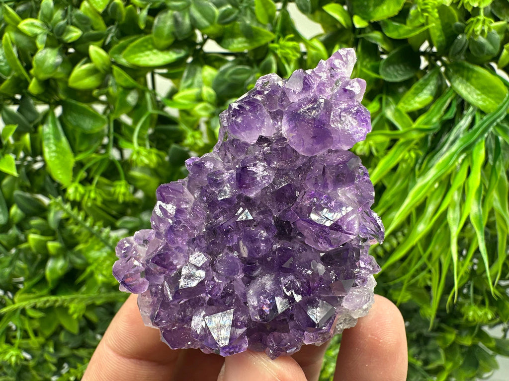 Uruguay Amethyst Cluster: Purple Quartz Crystal, Home Decor