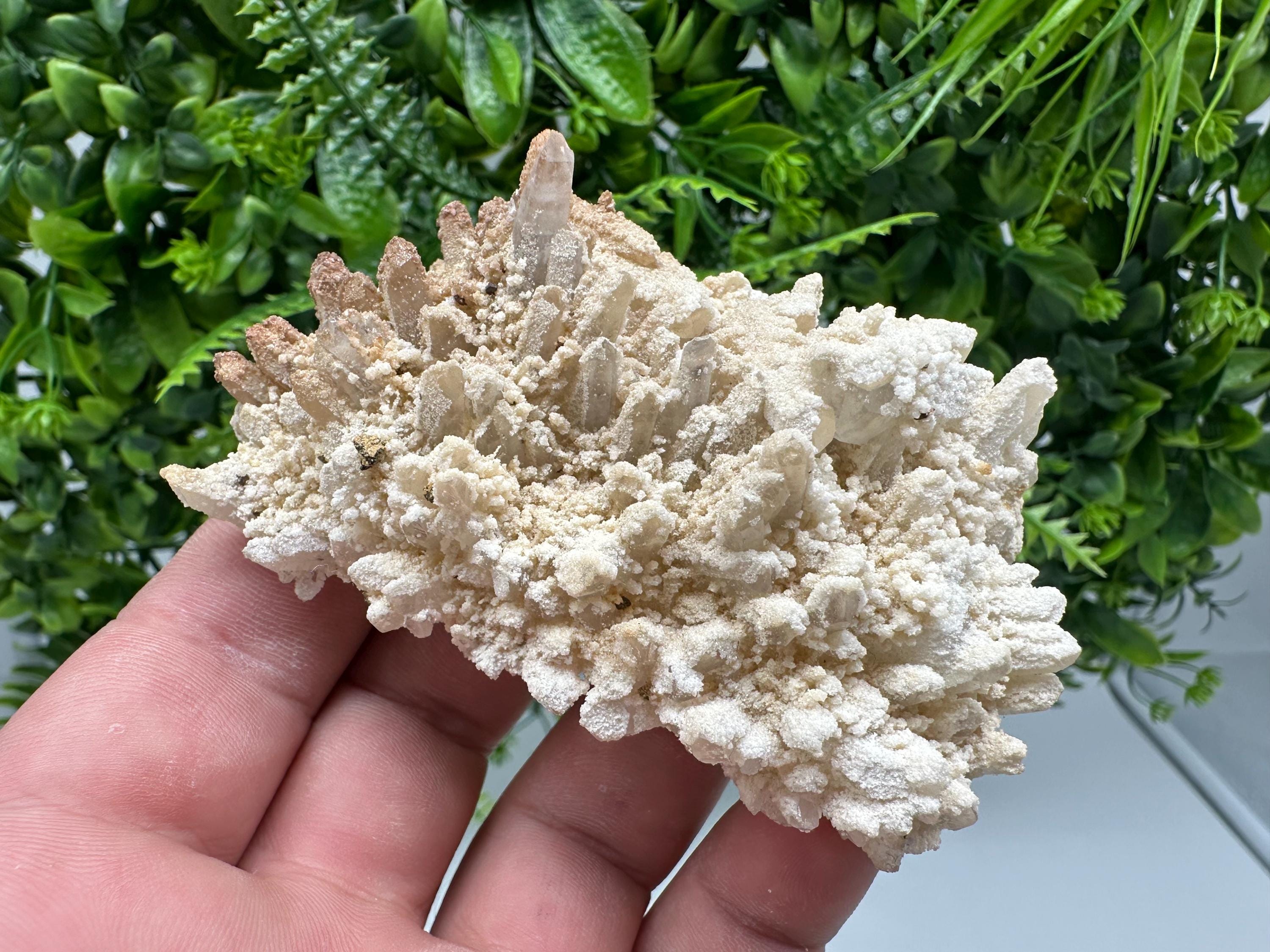 Quartz Calcite Chalcopyrite Specimen: Krushev Dol Mine, Bulgaria