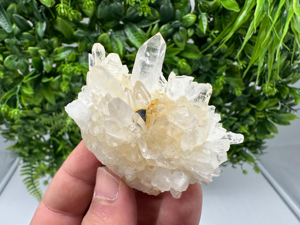 Quartz Limonite Mineral Specimen, Iron Oxide Stone Decor