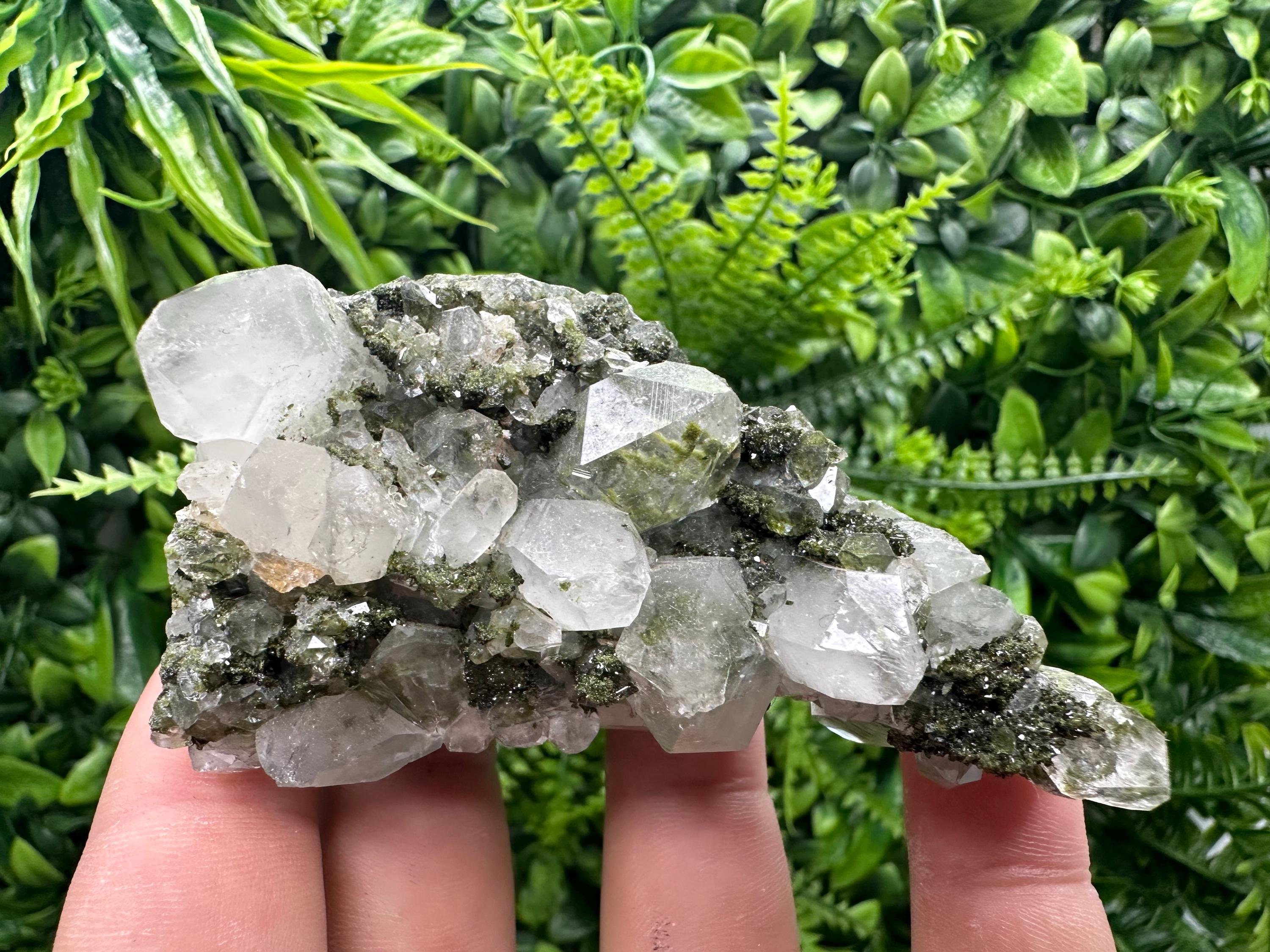 Rainbow Epidote with Quartz, Hakkari Turkey Mineral Specimen
