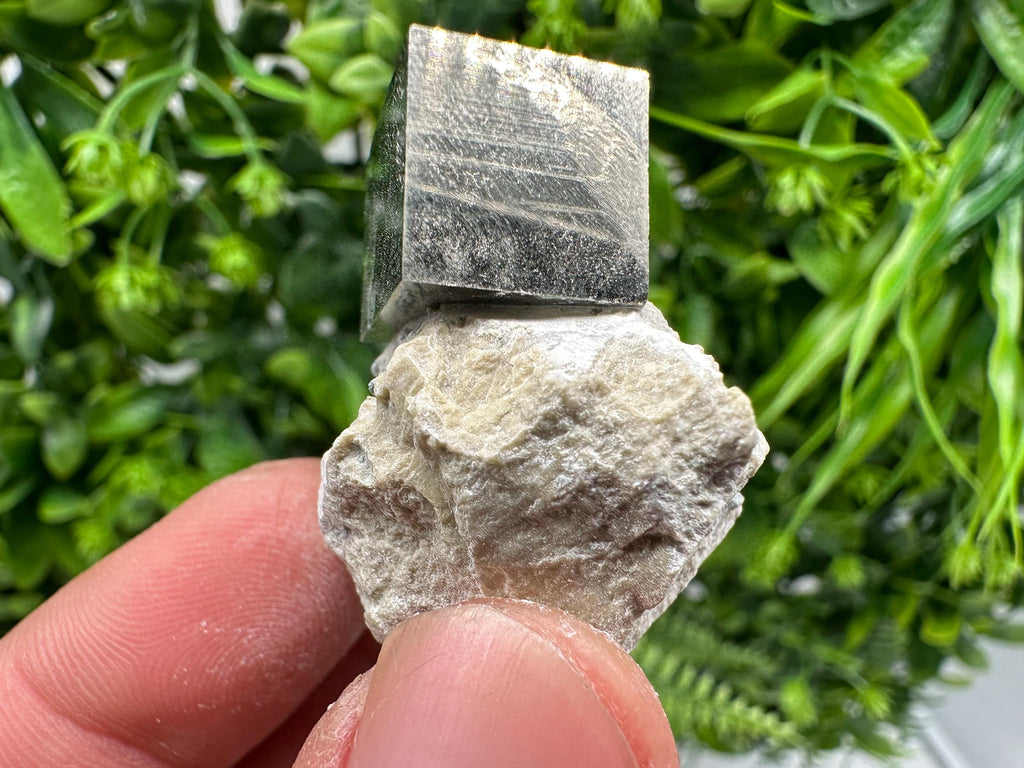 Large Pyrite Cube on Matrix, Navajun Spain, Home Decor Stone