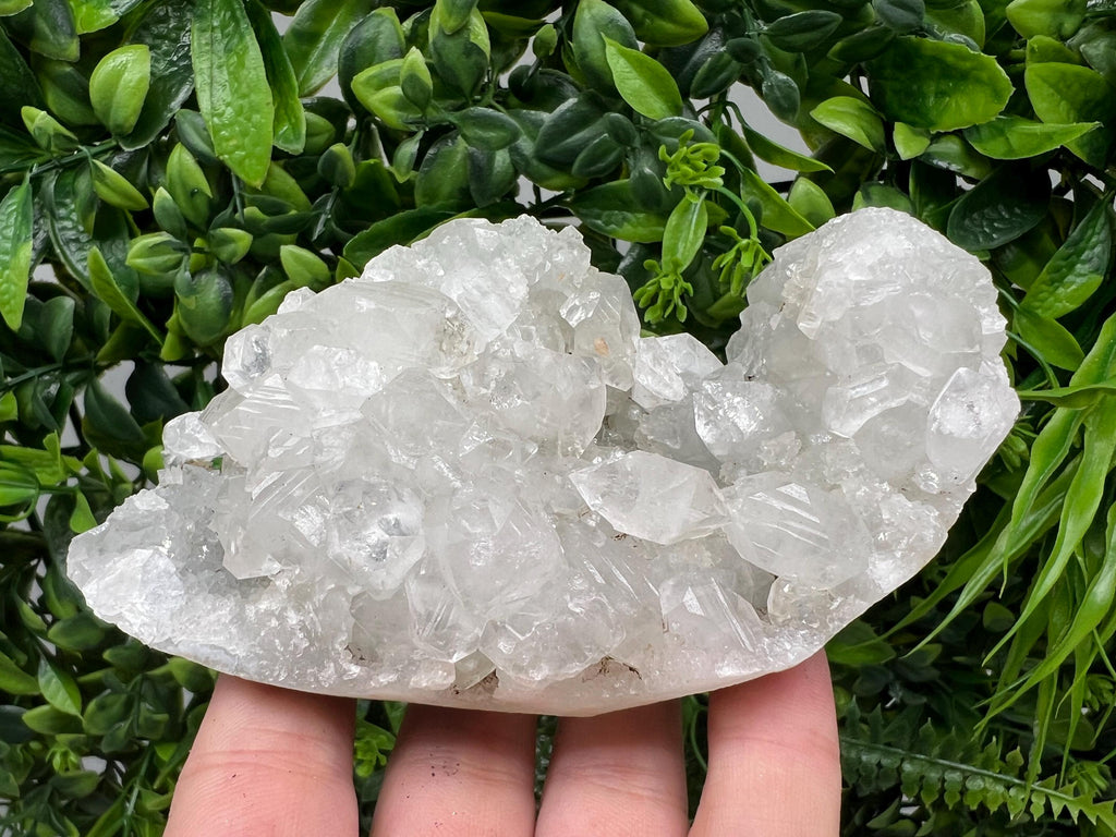 Apophyllite Stilbite Chalcedony Specimen: India Minerals Crystal Collection