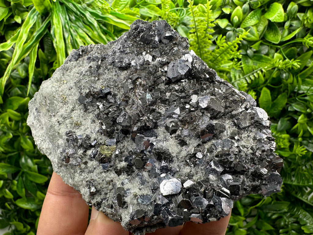 Sphalerite Galena Calcopyrite on Quartz, Borieva Bulgaria Mineral Specimen