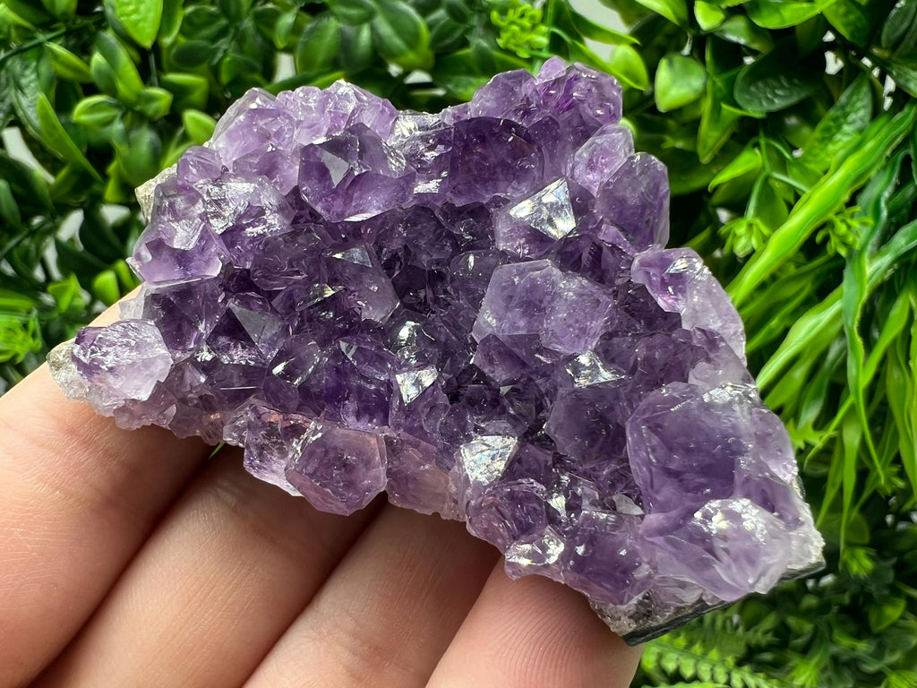 Uruguay Amethyst Crystal: Purple Quartz Home Decor, Energy Stone
