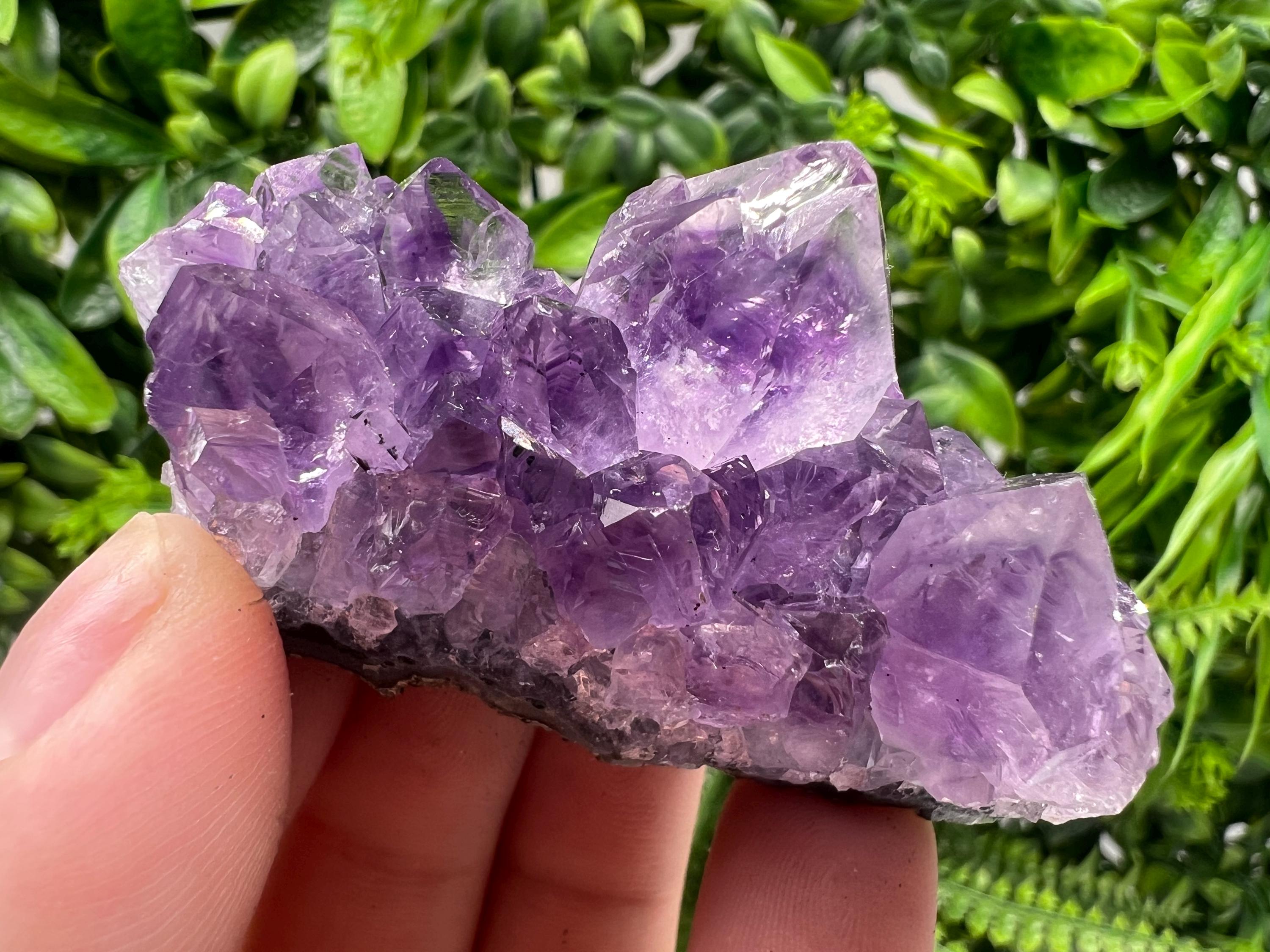 Uruguay Amethyst Crystal: Purple Quartz Home Decor - 57 Grams