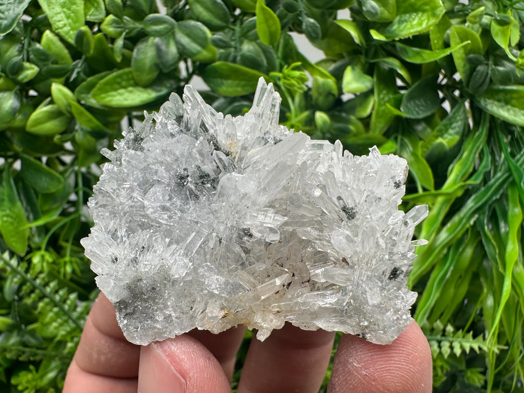 Transparent Quartz on Chlorite Matrix, Bulgarian Mineral Specimen