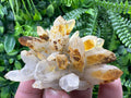 Limonite Coated Quartz Crystal - Natural Mineral Specimen