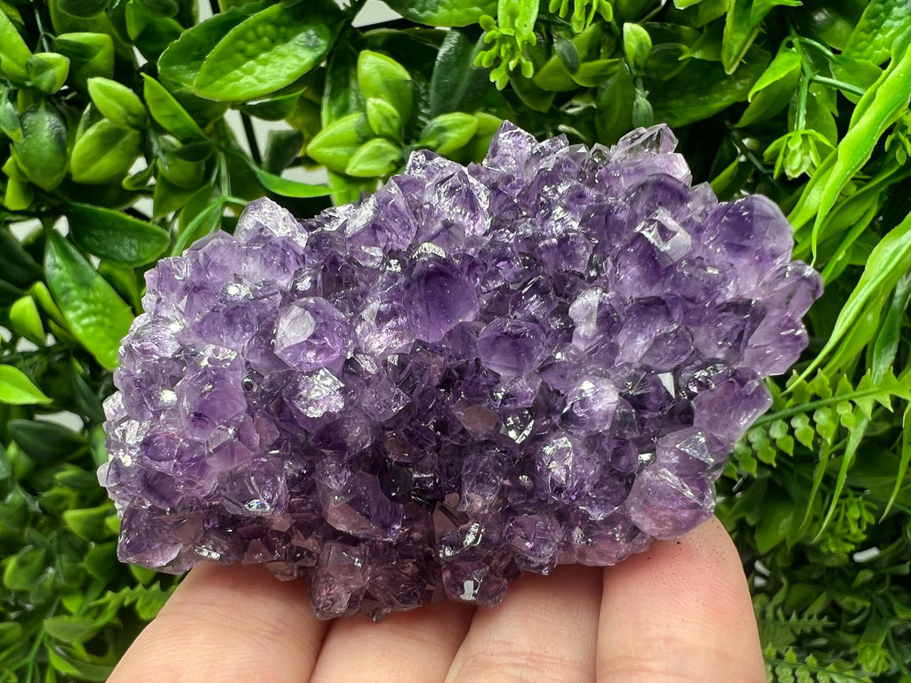 Purple Amethyst Crystal from Uruguay: Natural Energy Decor