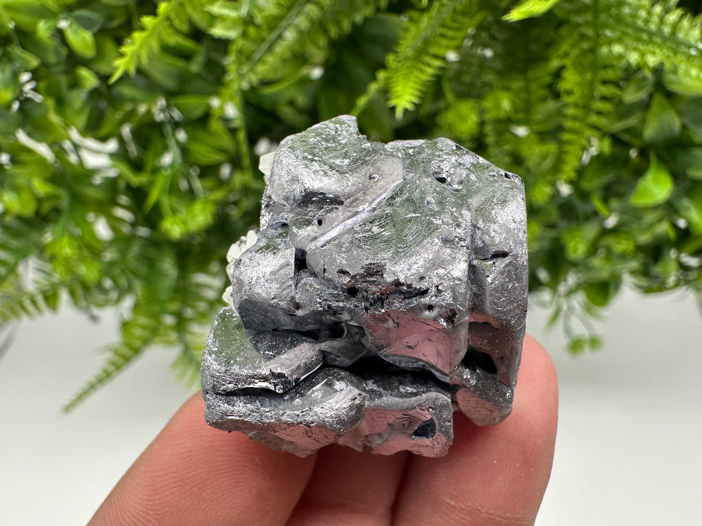 Skeletal Galena on Quartz, Borieva Mine Mineral Specimen