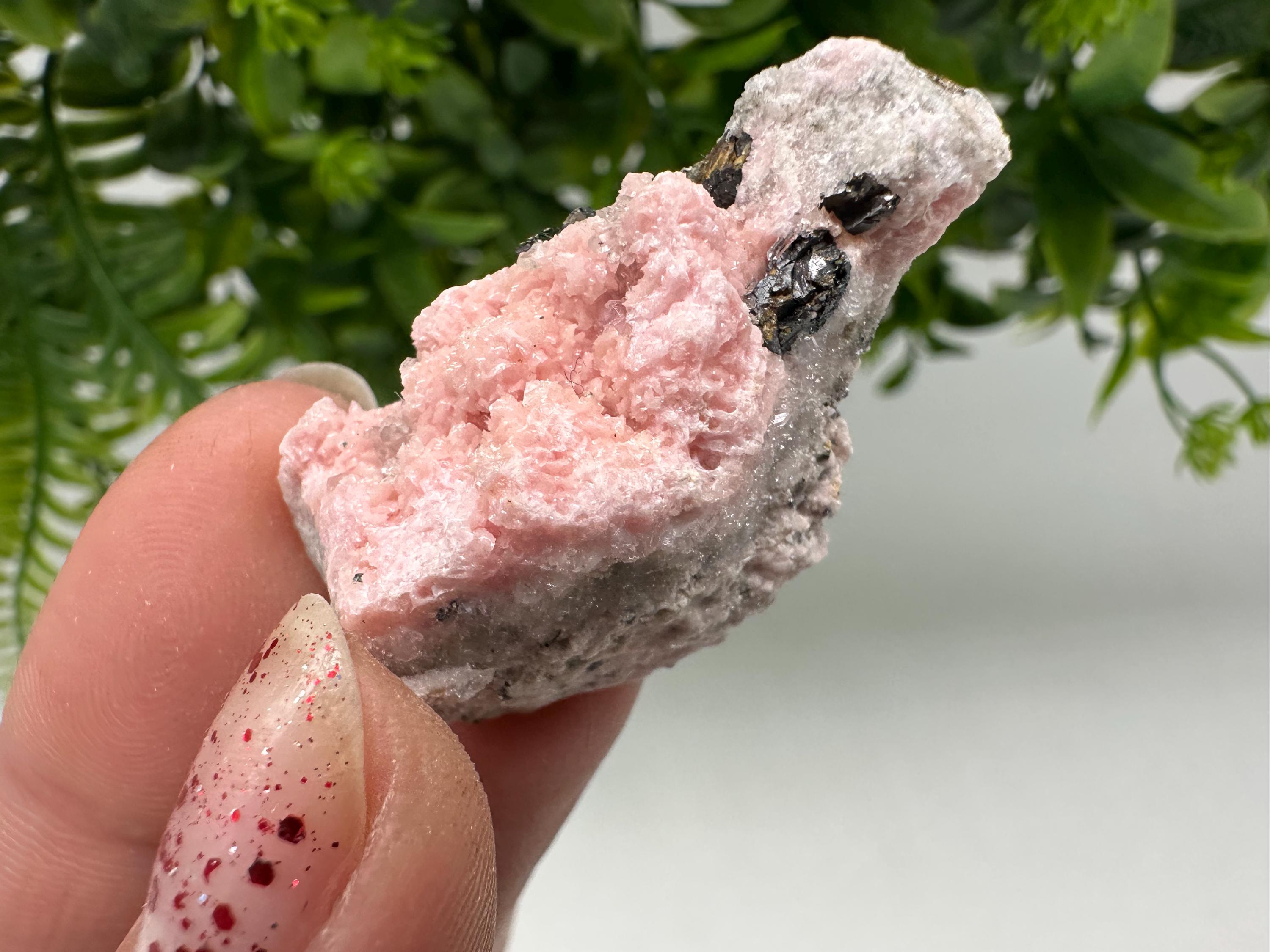 Pink Rhodochrosite Crystal: Starnica Mine, Bulgaria, Home Decor