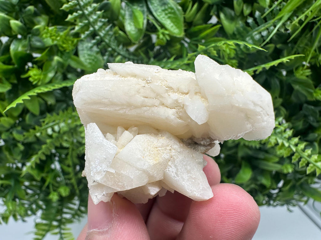 Calcite on Aragonite: Djurcovo Mine, Bulgaria Crystal