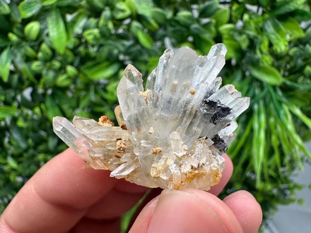 Stunning Quartz whit Siderite,Sphalerite,Hematite from 9th September mine,natural,collectible mineral specimen,home decor stone,gift,crystal