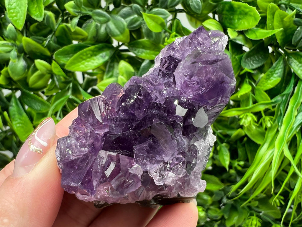 Uruguay Amethyst Crystal: Purple Quartz Home Decor, Energy Stone