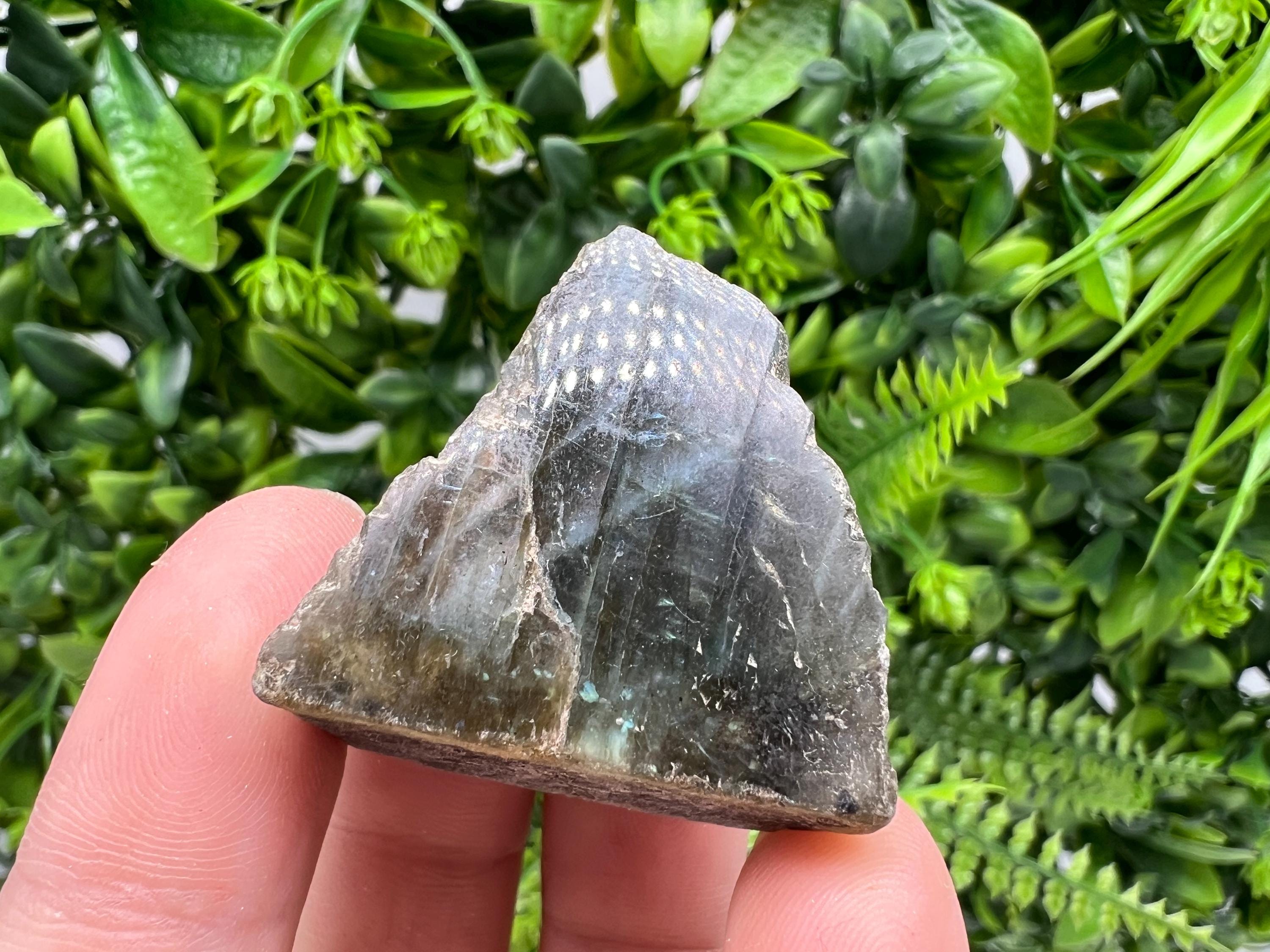 Polished Labradorite Slab: Multifire Crystal Decor - 3.5/3.2/1.5cm