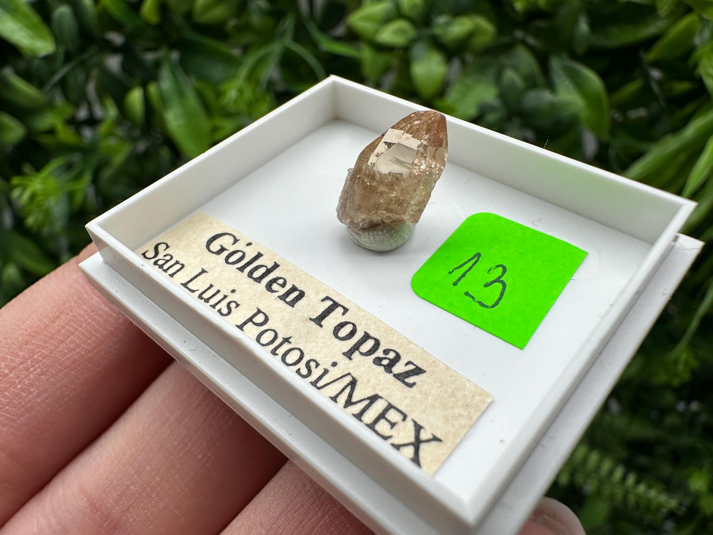 Golden Topaz Crystal, Mineral Specimen from Mexico