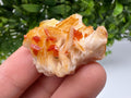 Red Vanadinite on Barite from Marocco,crystal minerals Speciment cluster Vanadinite crystal Vanadinite Geology Vanadinite cluster minerals