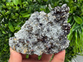 Sphalerite Cleiopfane on Quartz Mineral Specimen, Krushev Dol Mine, Bulgaria Home Decor Stone