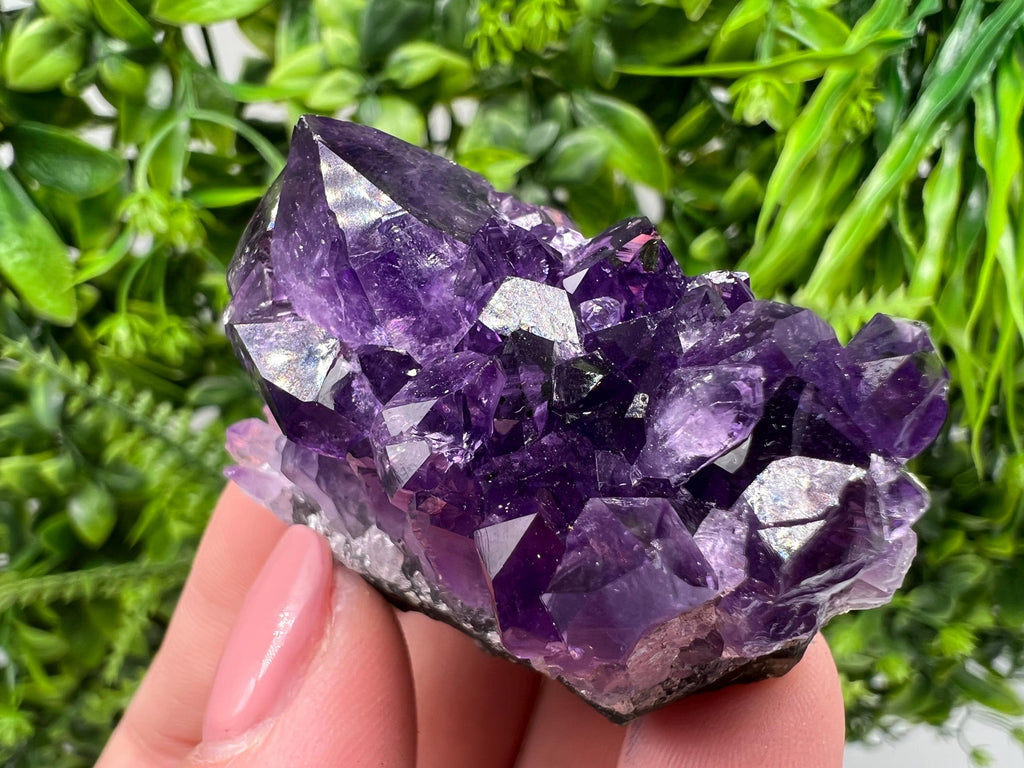 Uruguay Amethyst Crystal: Purple Quartz Home Decor, Energy Stone