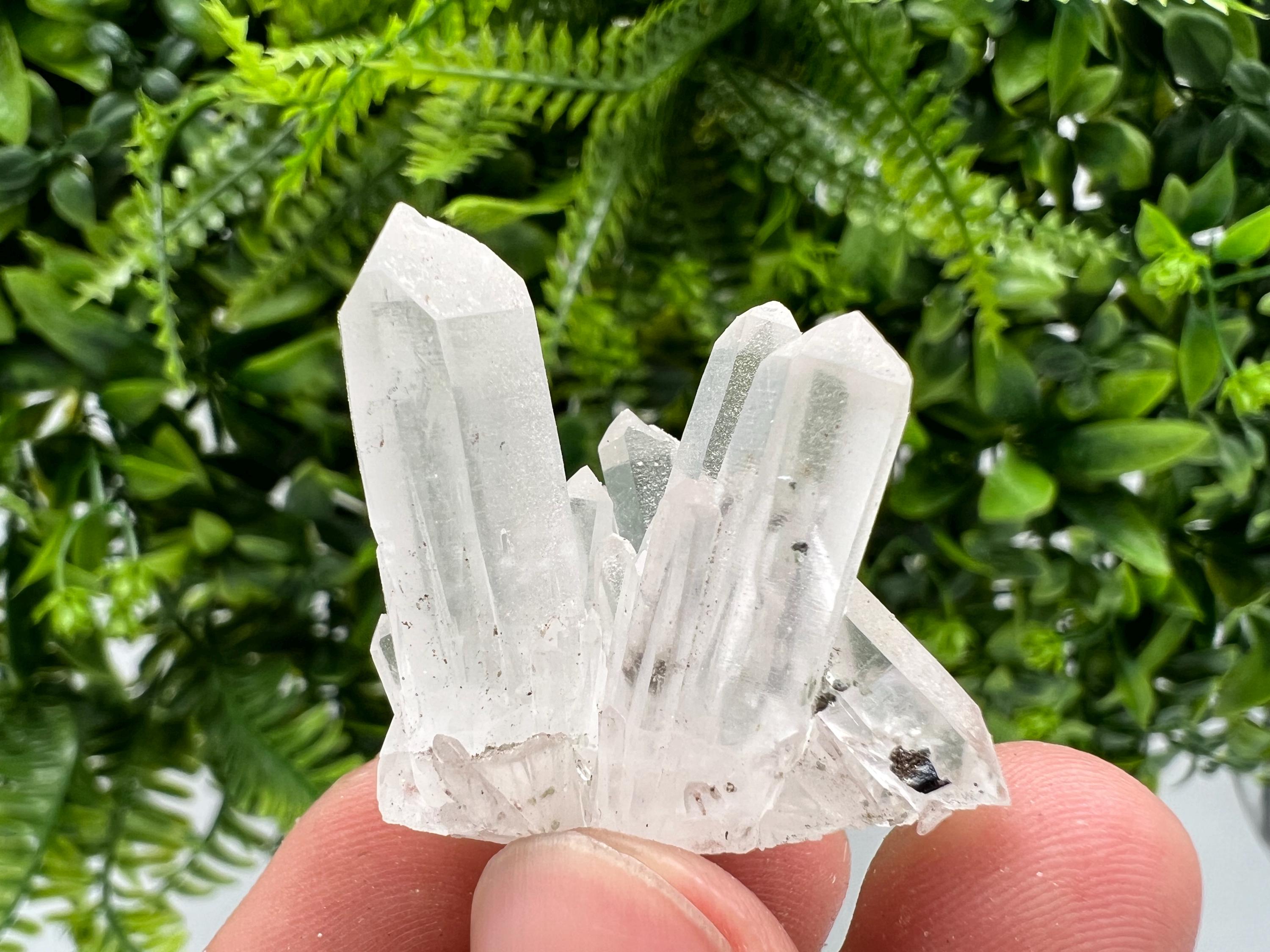 Transparent Quartz Mineral Specimen, Bulgaria Home Decor Stone