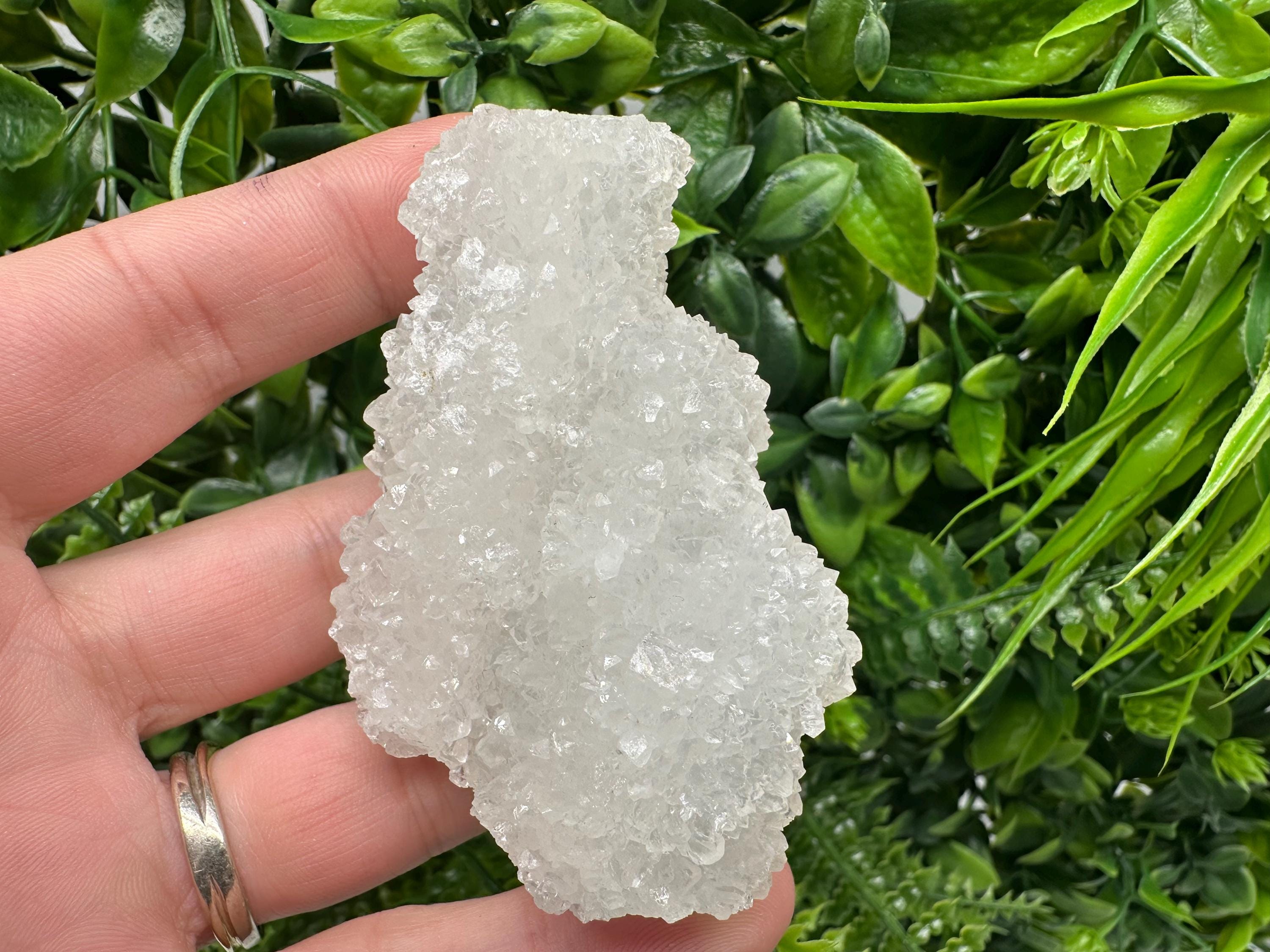 Natural Chalcedony Specimen: India Crystal Mineral Collection