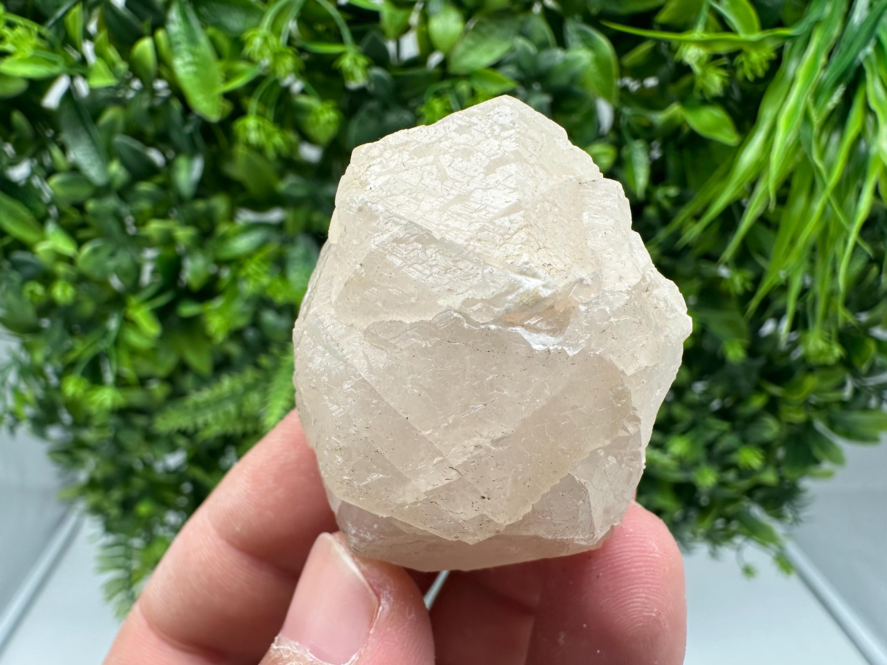 UV Mangano Calcite: Borieva Mine, Bulgaria Crystal Decor