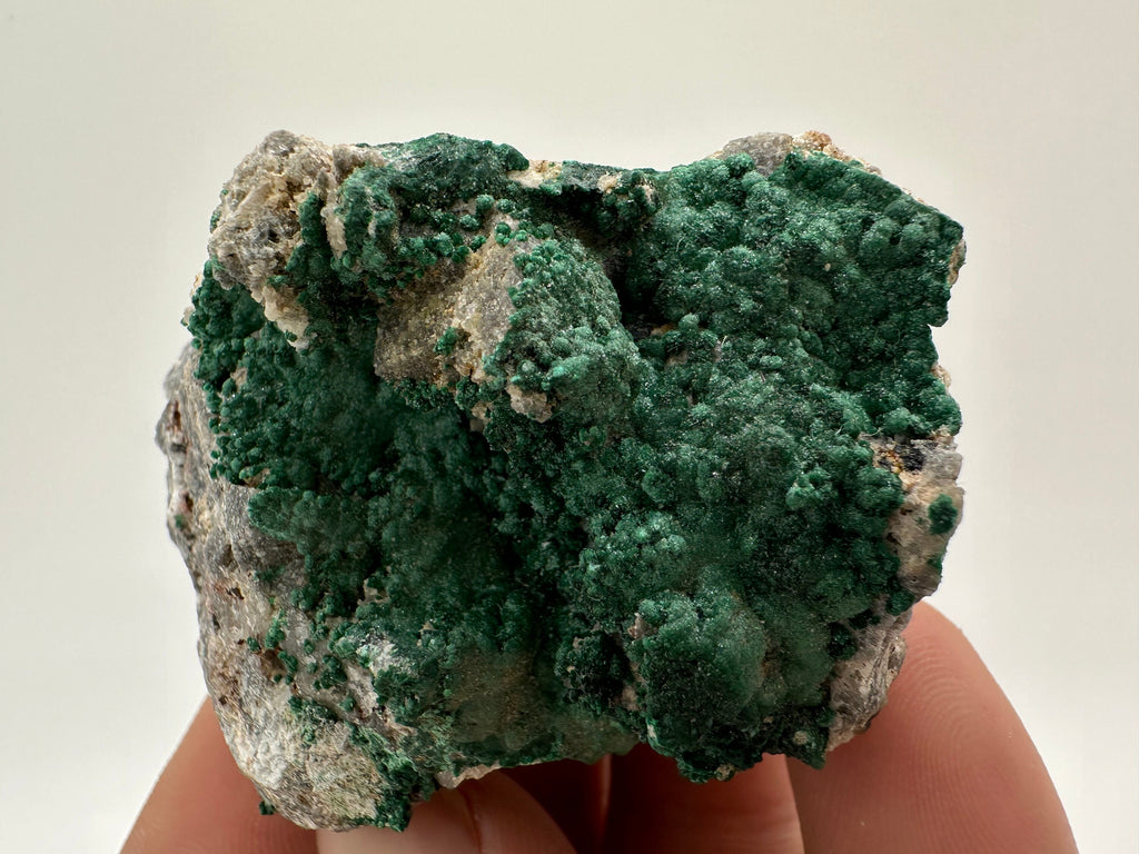 Green Polished Malachite Crystal from Congo, Mineral Specimen