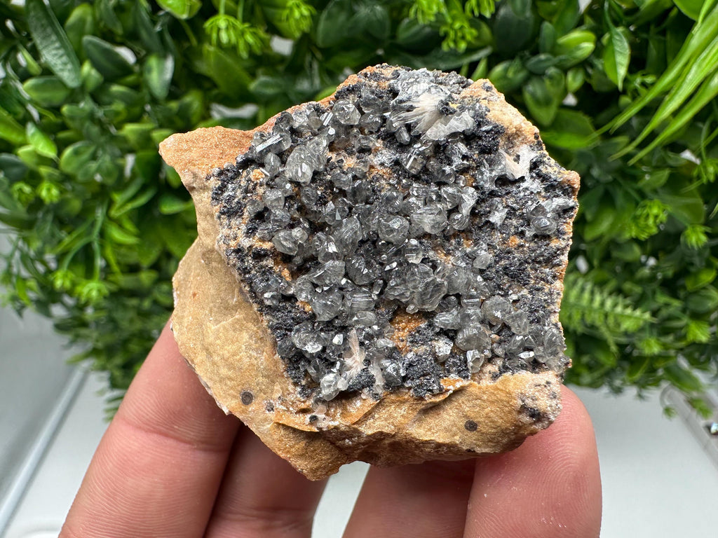 Wonderful Baryte with Cerussite on Galena from Morocco,Crystal, Mineral,Specimen,Cluster,Crystals,Barite Crystal,Cerussite Crystal,Specimen