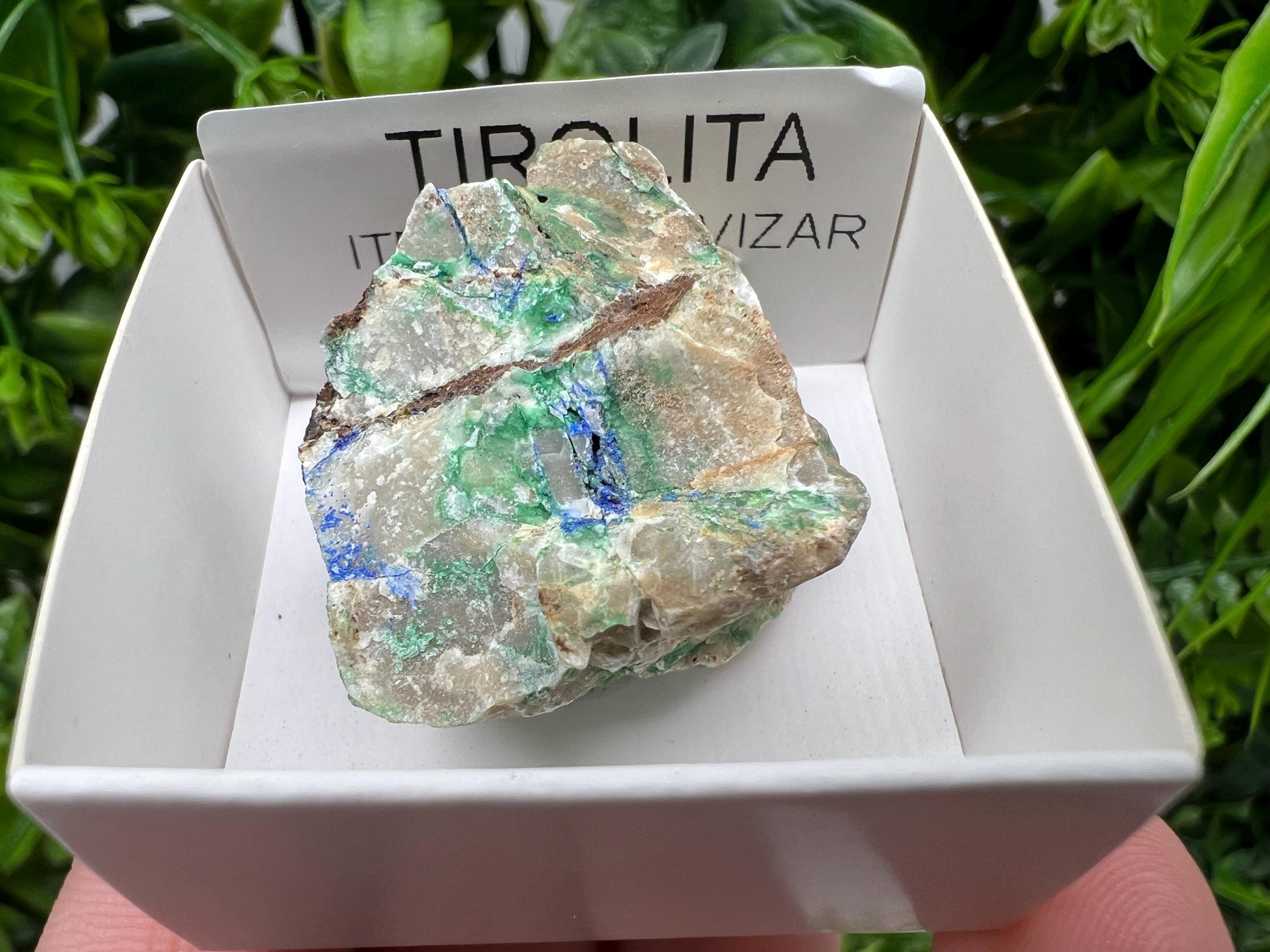Rare Raw Tirolite Specimen: Granada Spain Mineral Collection (3.5/3 cm)