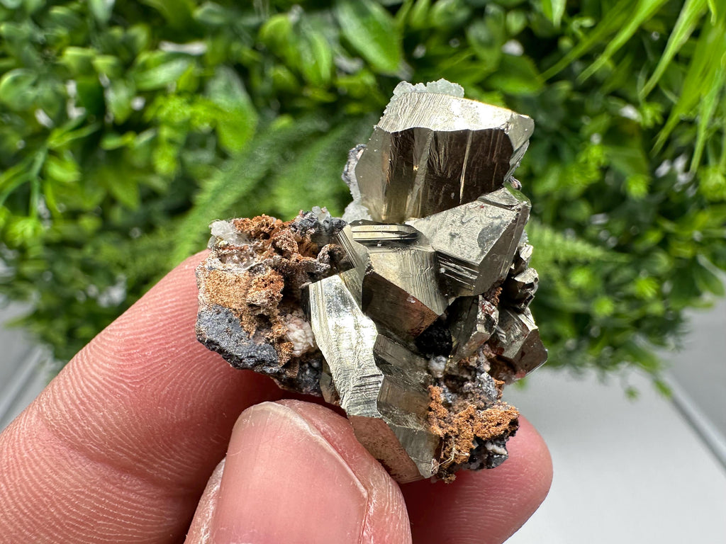 Golden Pyrite,Sphalerite from 9th September mine,Madan,Bulgaria,natural,collectible mineral specimen,home decor crystal,Pyrite cluster,