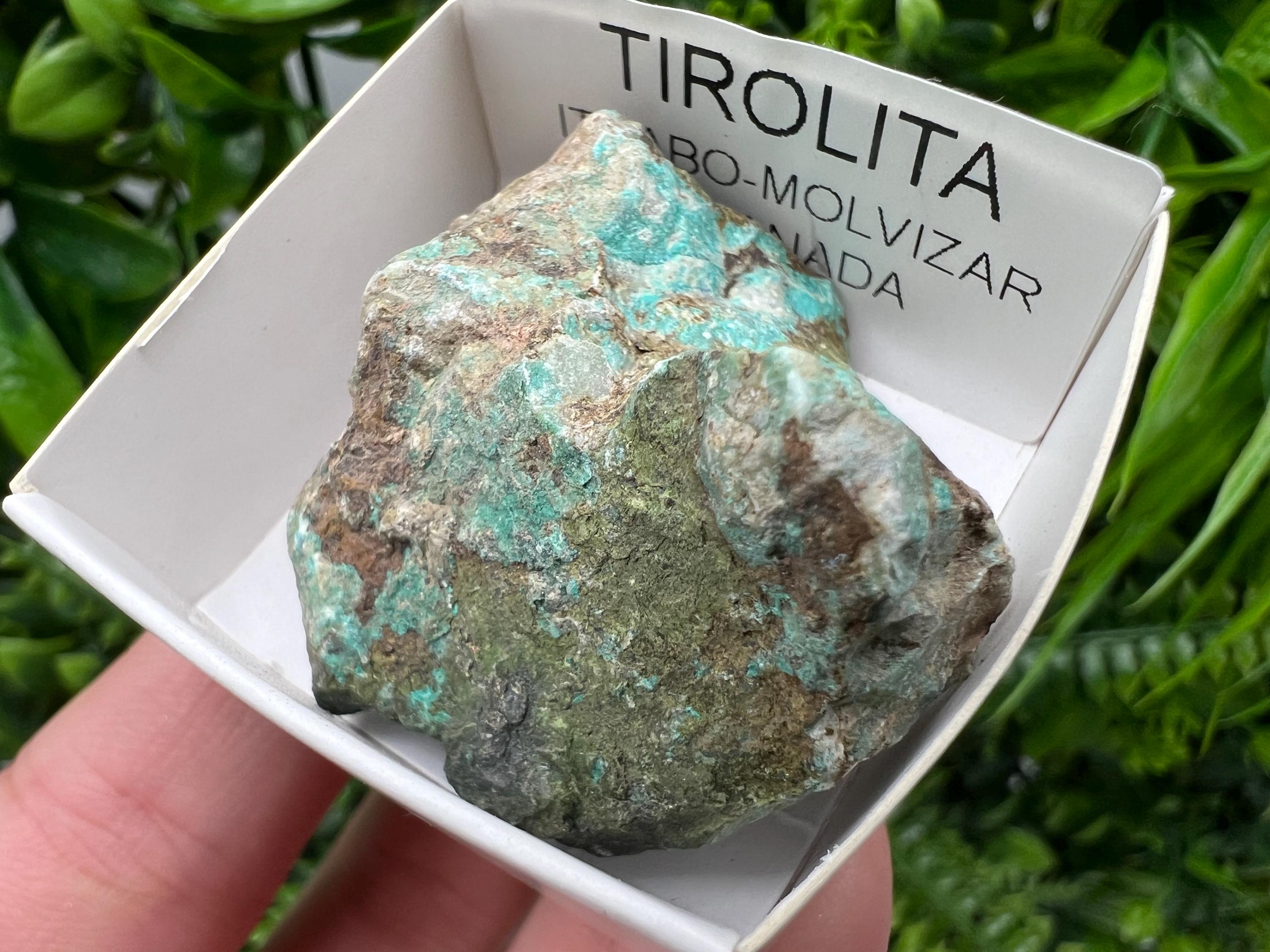 Rare Raw Tirolite Mineral Specimen: Granada, Spain (4/3.5 cm)
