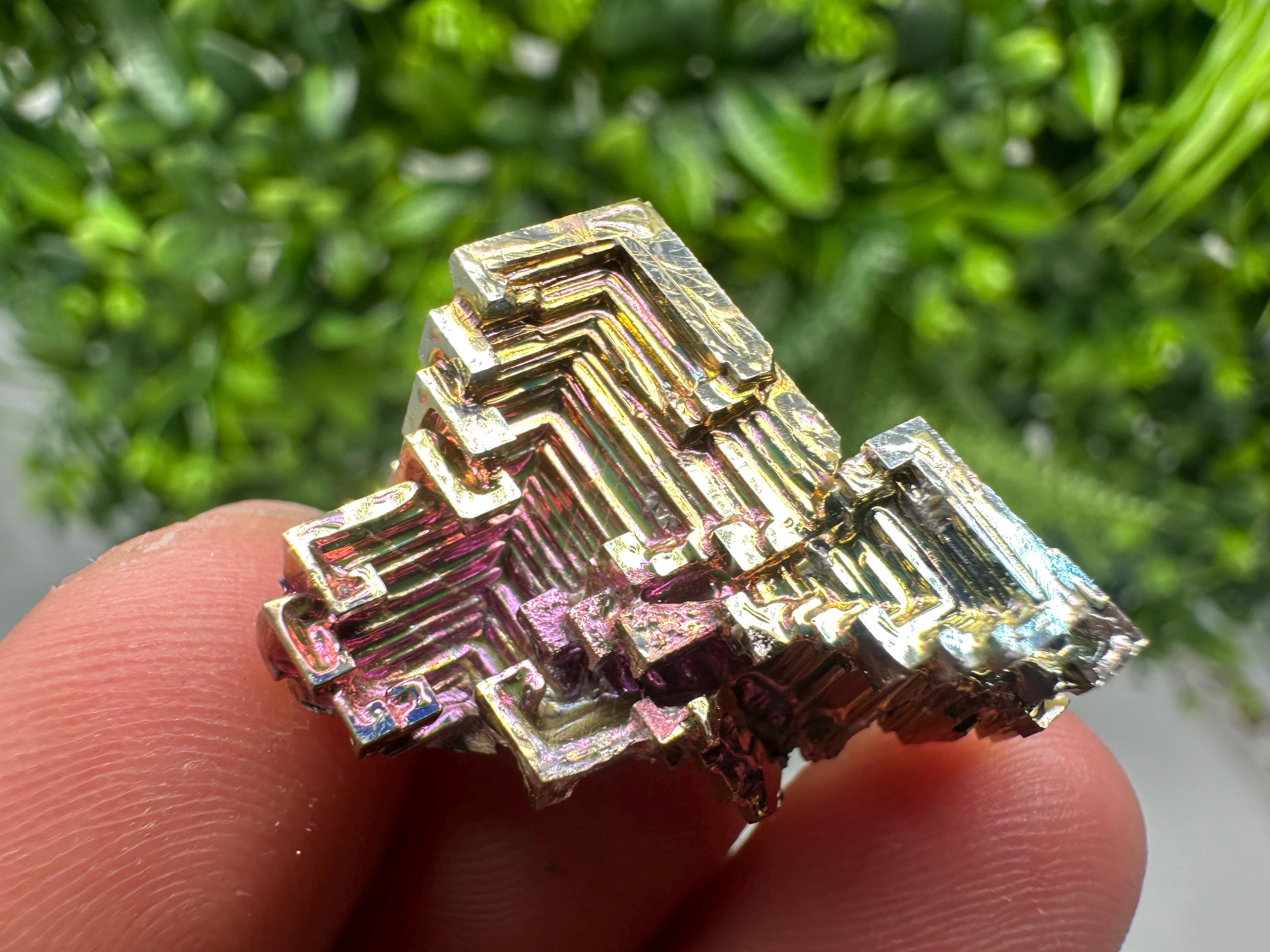 Rainbow Bismuth Crystal: Rare Gemstone Specimen,wholesale Bismuth
