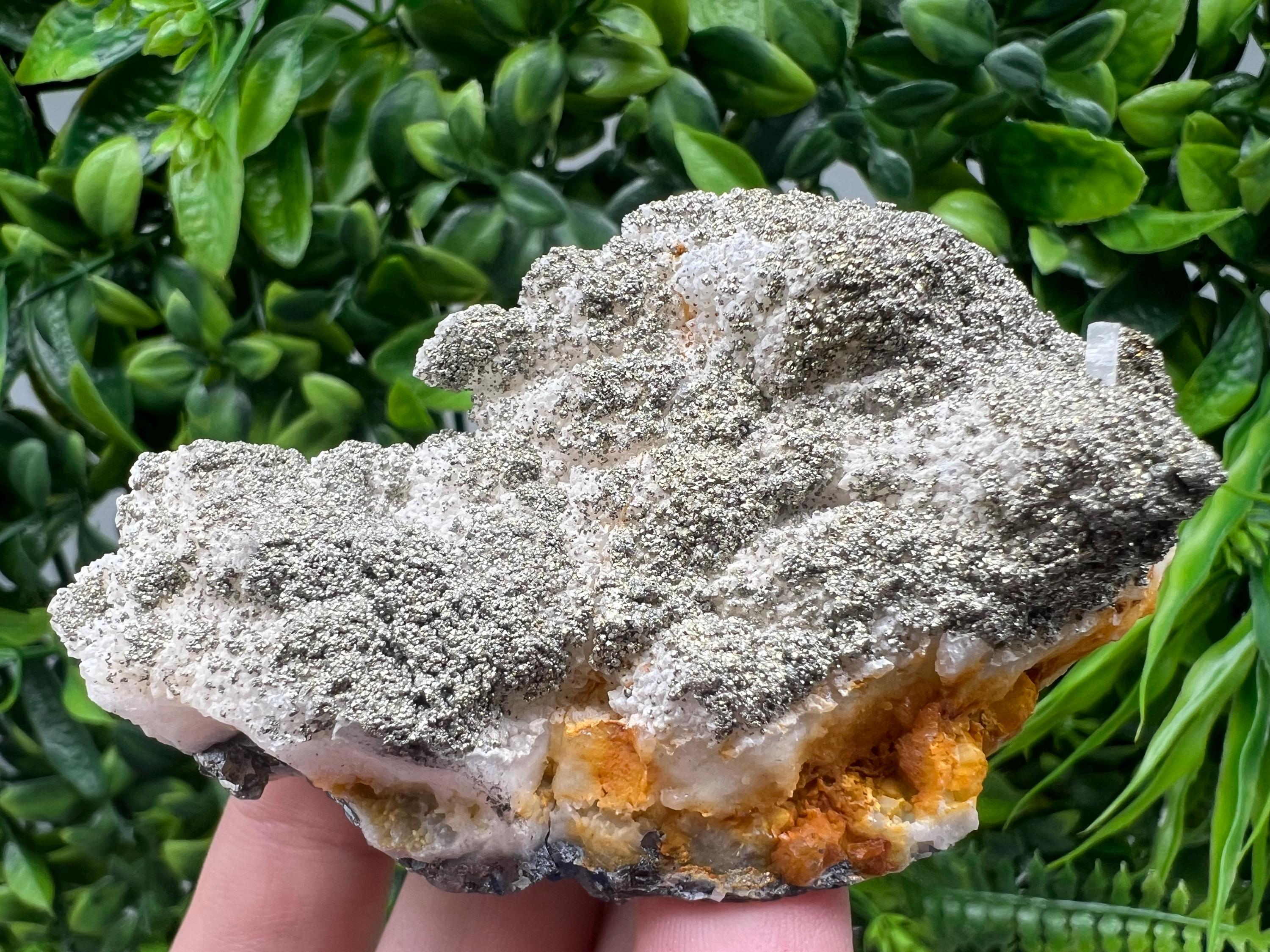Barite,Marcasite on Chalcedony,from Androvo mine,Bulgaria,natural minerals souvenir,collection crystal,rare Barite cluster,gift,home