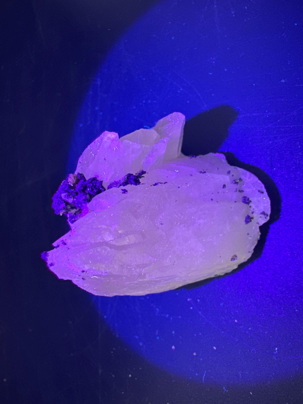 Calcite on Aragonite: Djurcovo Mine, Bulgaria Crystal