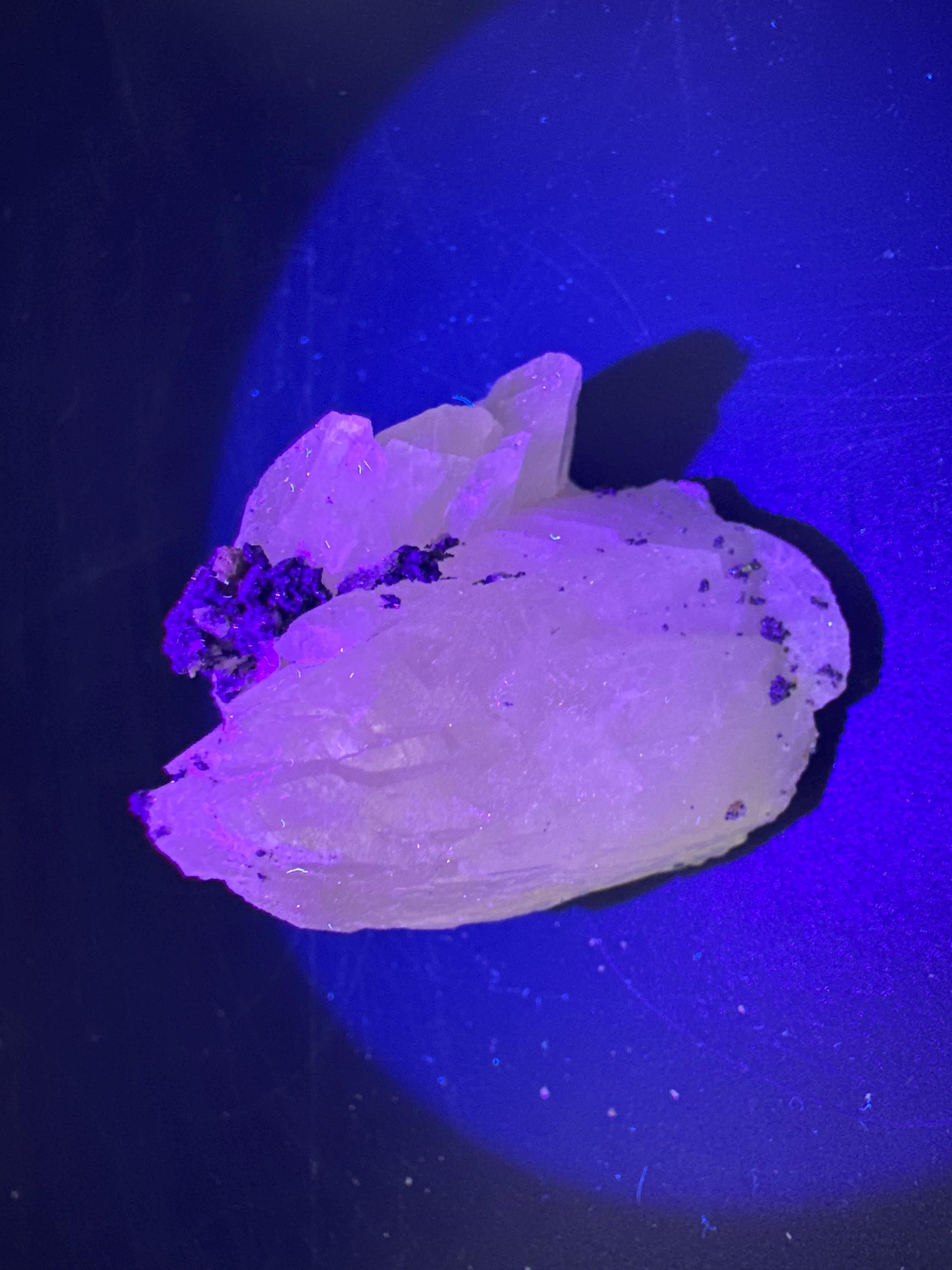Calcite on Aragonite: Djurcovo Mine, Bulgaria Crystal