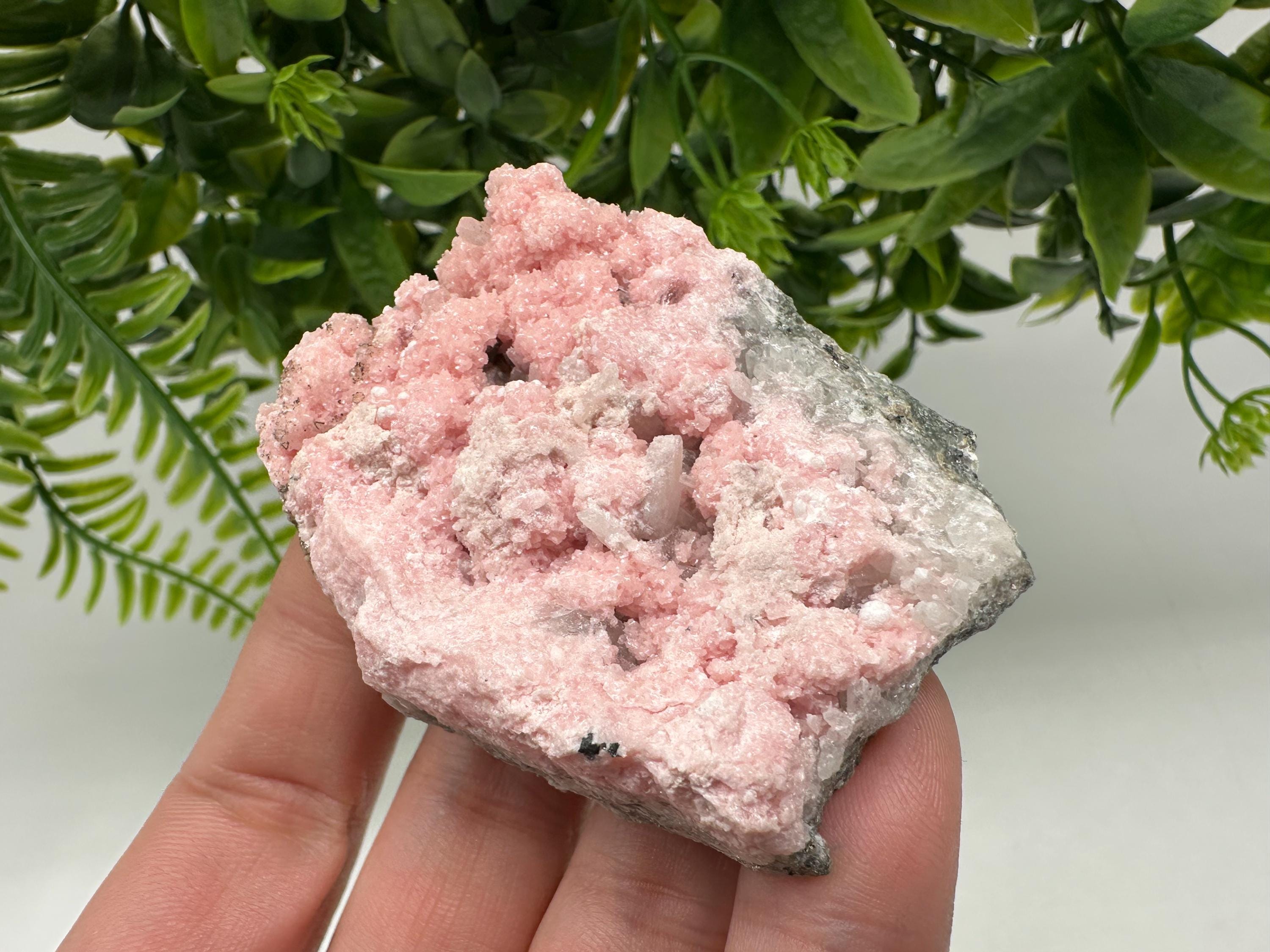 Pink Rhodochrosite Crystal: Starnica Mine, Bulgaria, Home Decor