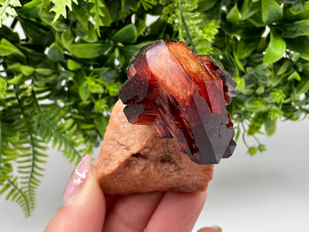 Orange-Brown Arcanite Mineral Specimen, Santa Ana Tin Mine