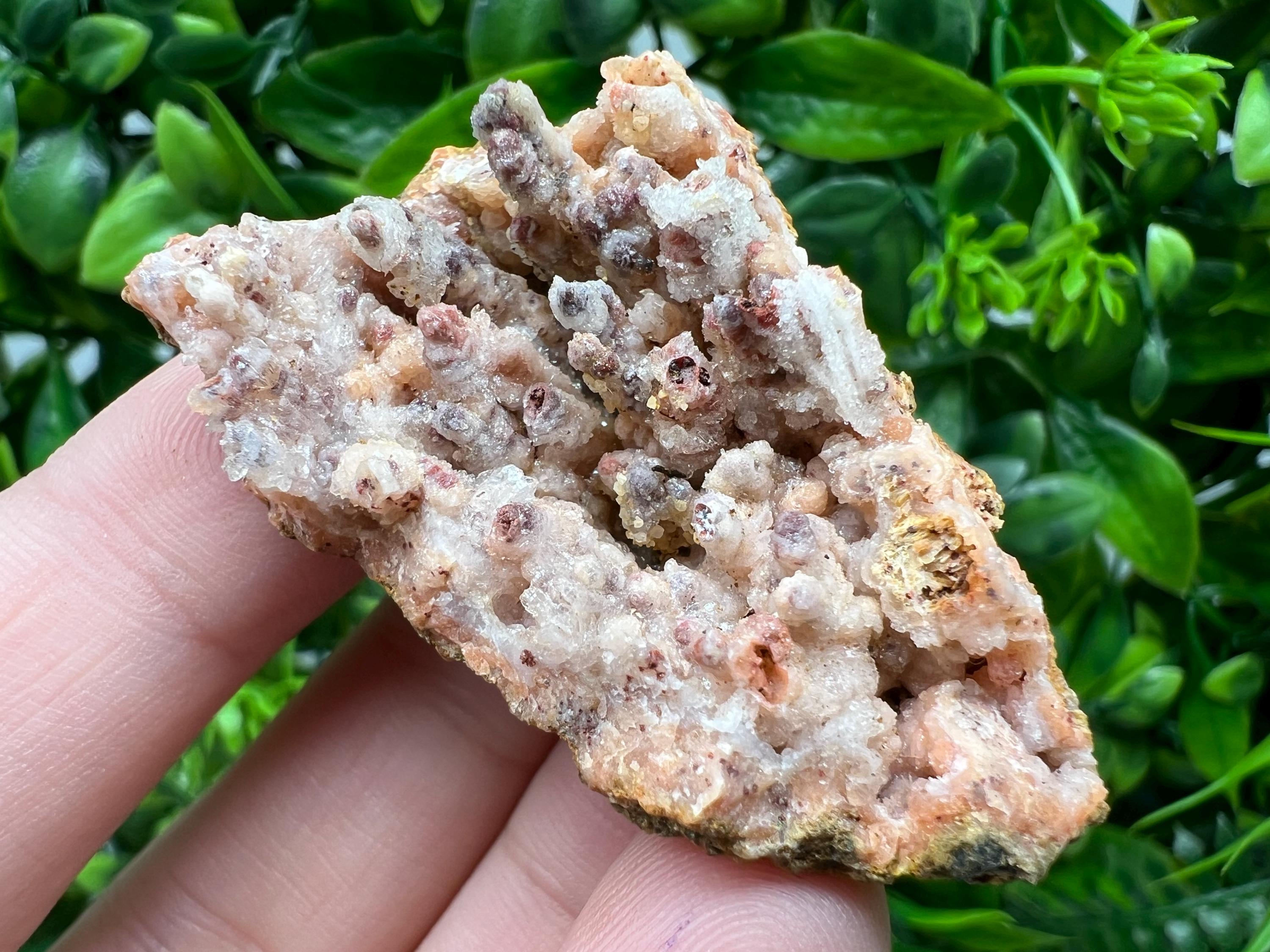 Moroccan Red Chalcedony Crystal Specimen: Rare Mineral Gift