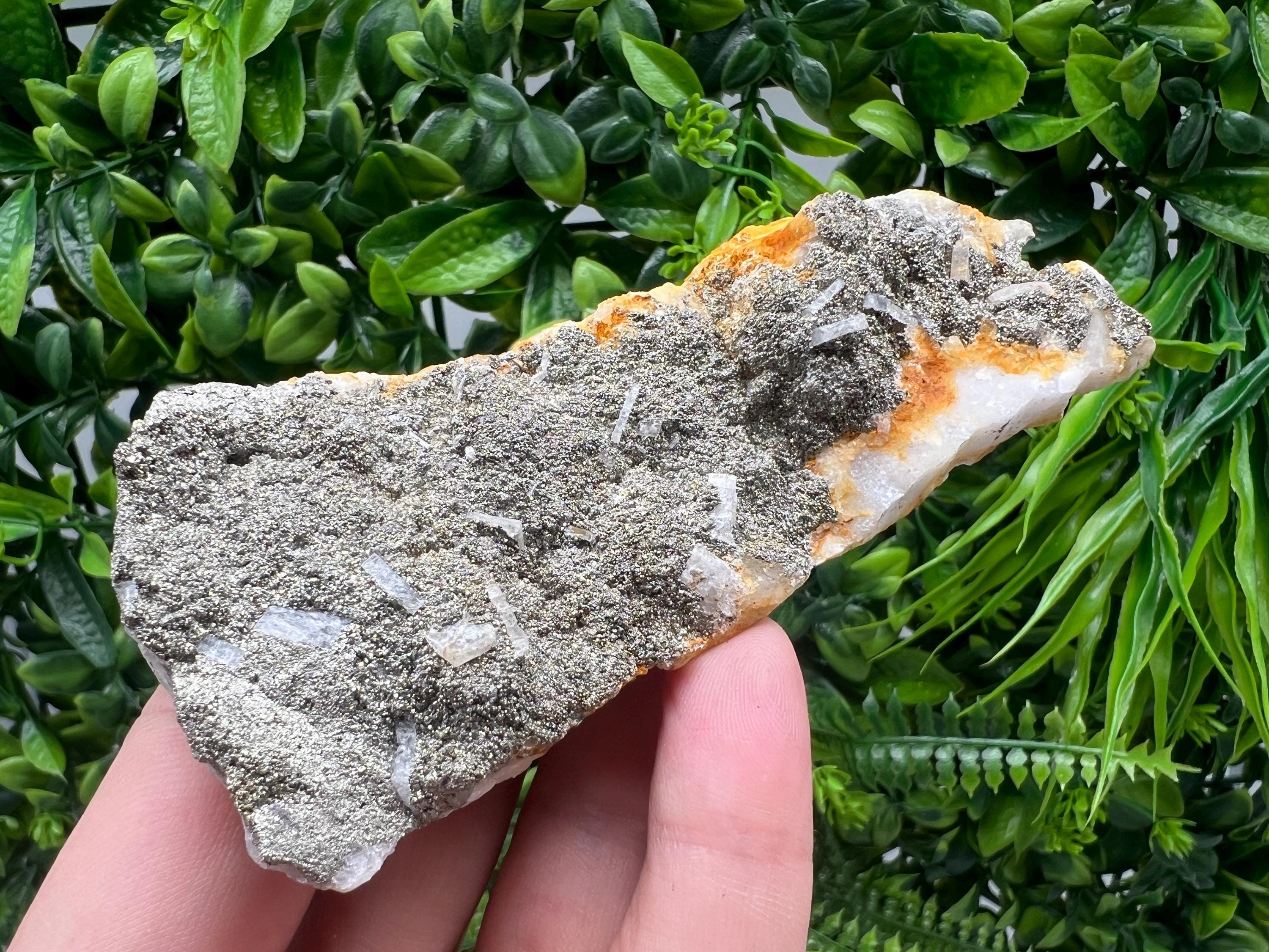 Barite Marcasite on Chalcedony, Androvo Mine, Bulgaria